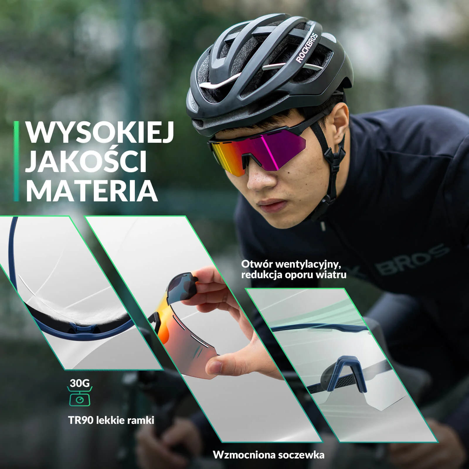 Polaryzacyjne Okulary z 4 Wymiennymi Soczewkami - Image 25