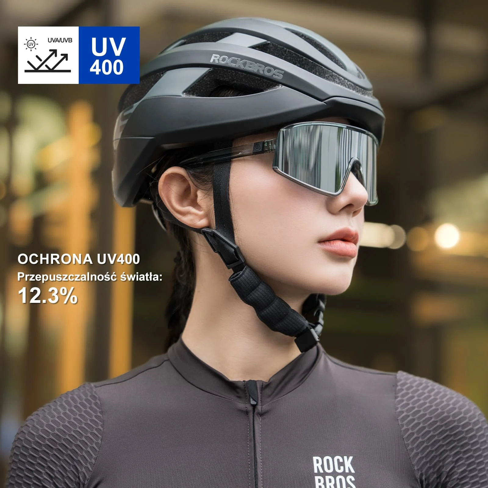Okulary Rowerowe Polaryzacyjne Ultralekkie Ochrona UV400 4 Kolory-SP376 - Image 9