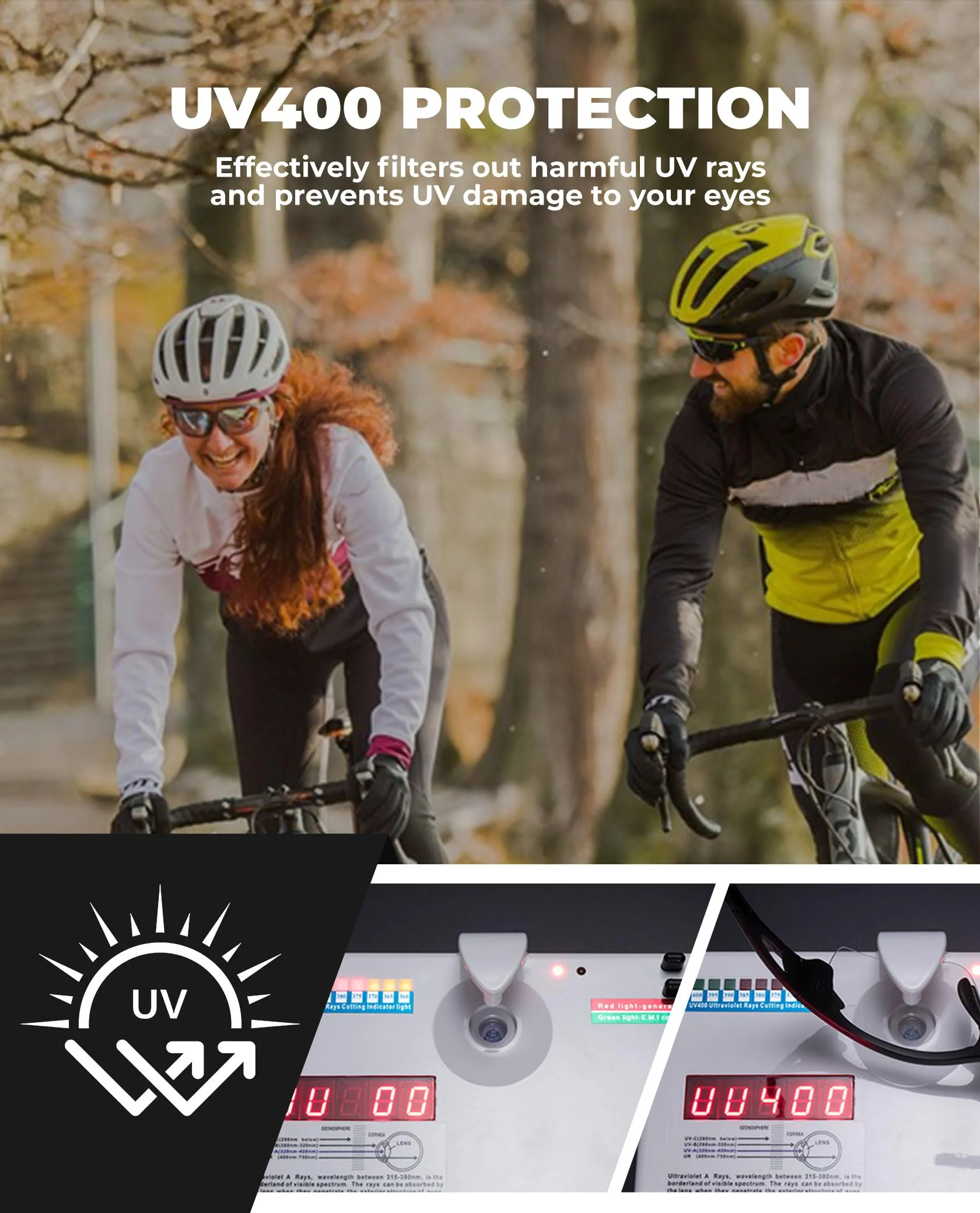 Okulary Rowerowe Sportowe Przeciwsłoneczne z Polaryzacją dla Mężczyzn i Kobiet-SP32 - Image 16