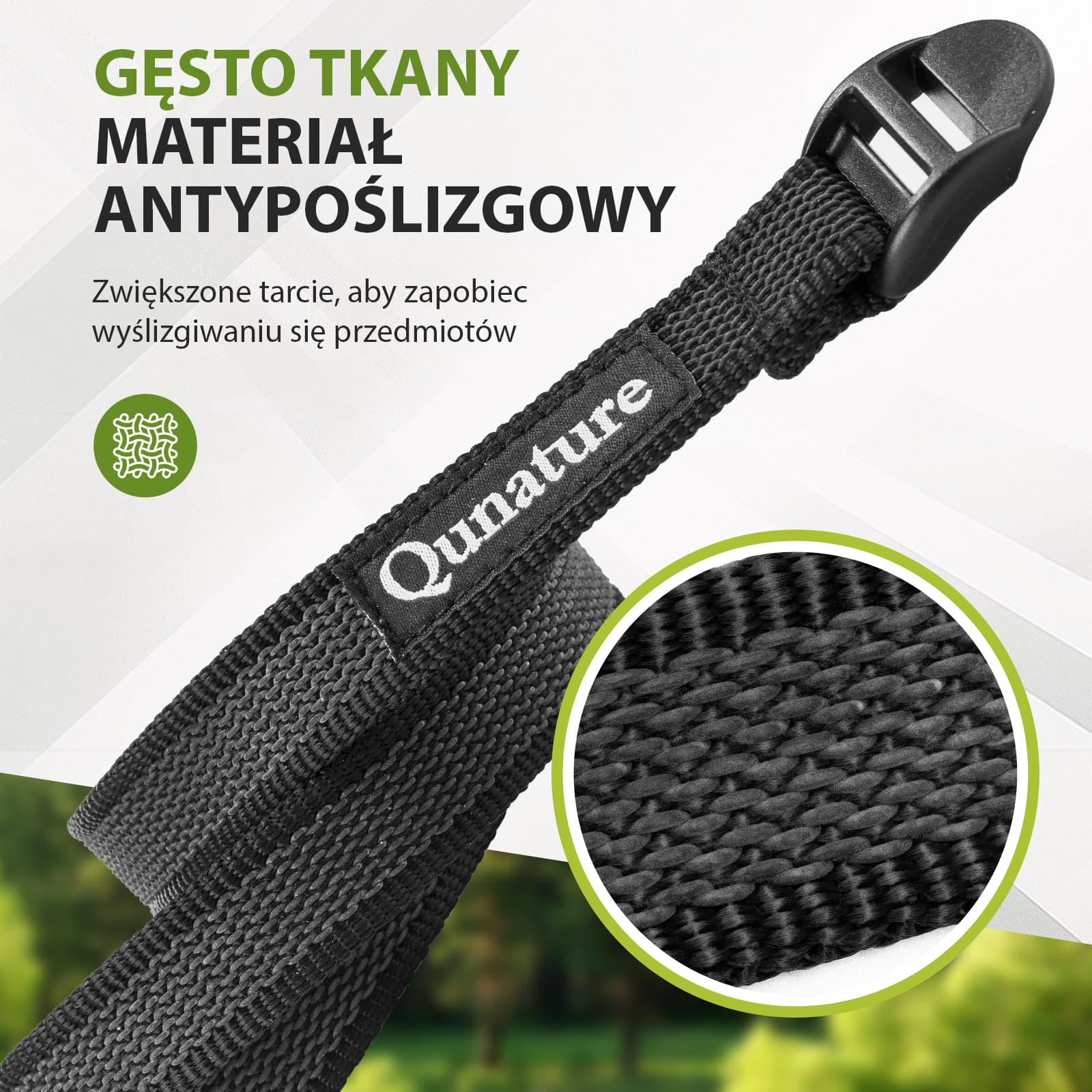 Qunature Pasy Mocujące 2 szt. Regulowane i Wytrzymałe do Bikepackingu-D93 - Image 7