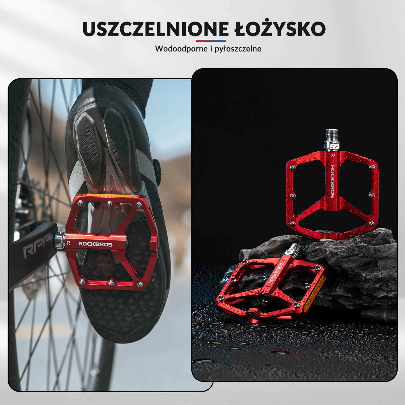 Pedał Rowerowy ze Stopu Aluminium Antypoślizgowy -K371 - Image 10
