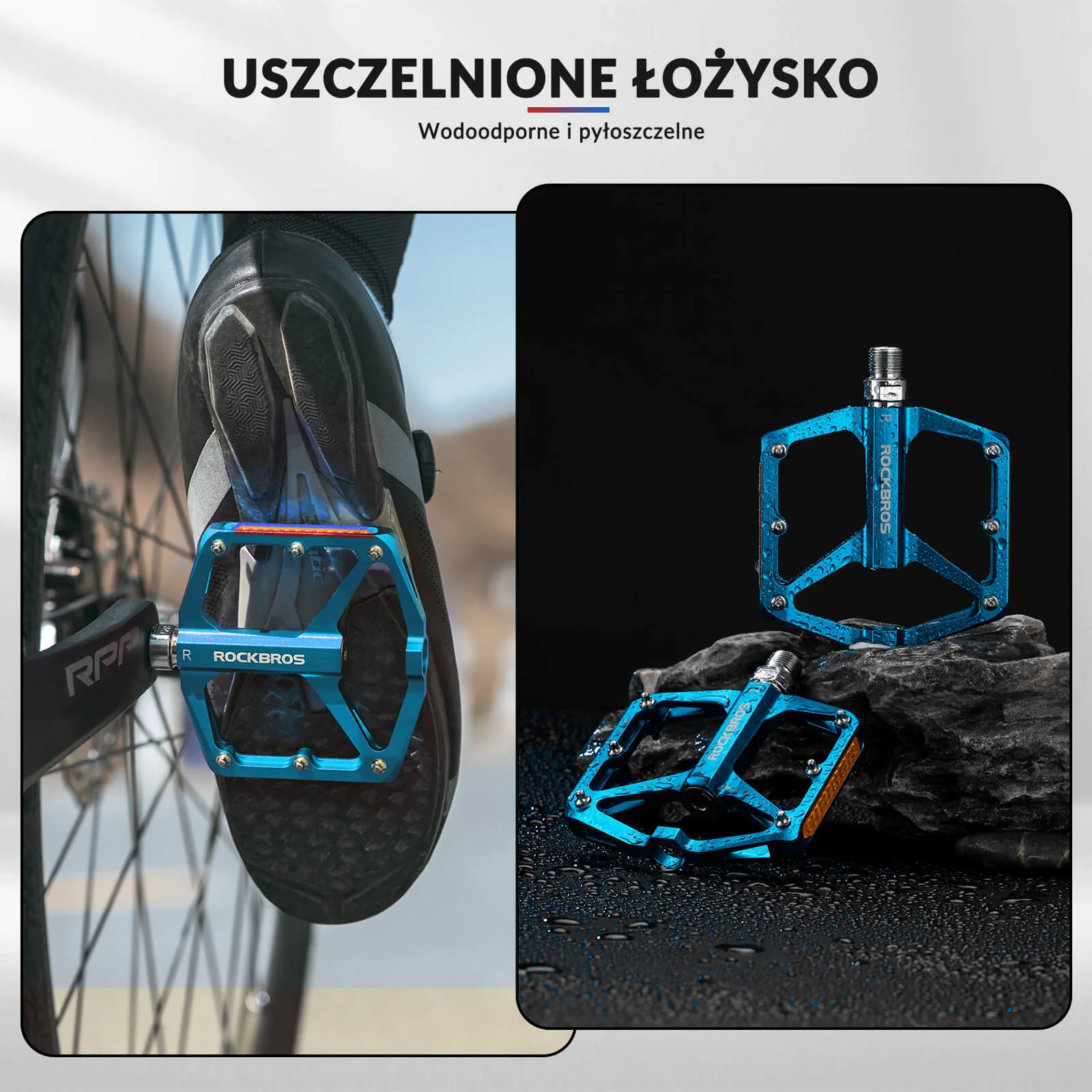 Pedał Rowerowy ze Stopu Aluminium Antypoślizgowy -K371 - Image 16