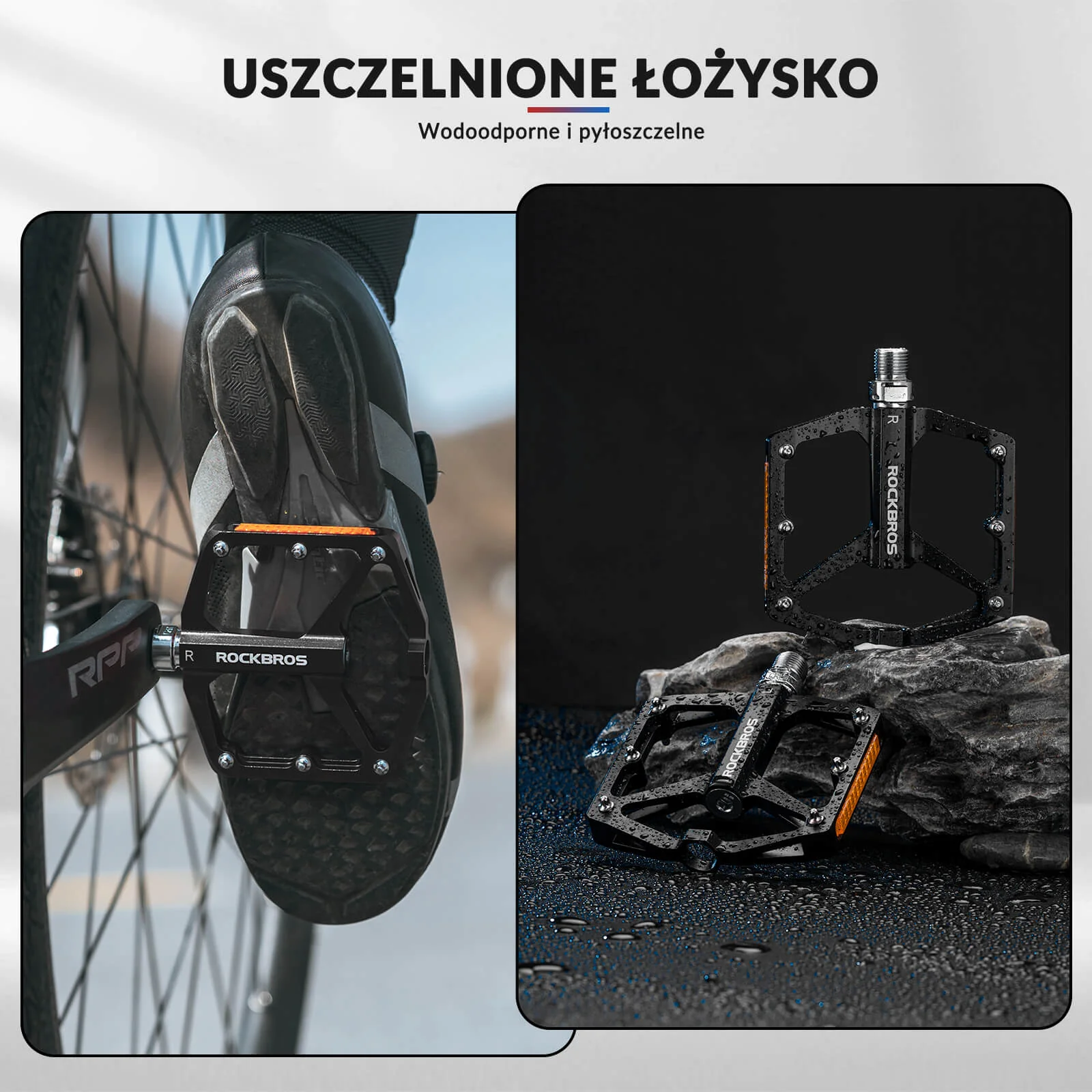 Pedał Rowerowy ze Stopu Aluminium Antypoślizgowy -K371 - Image 4