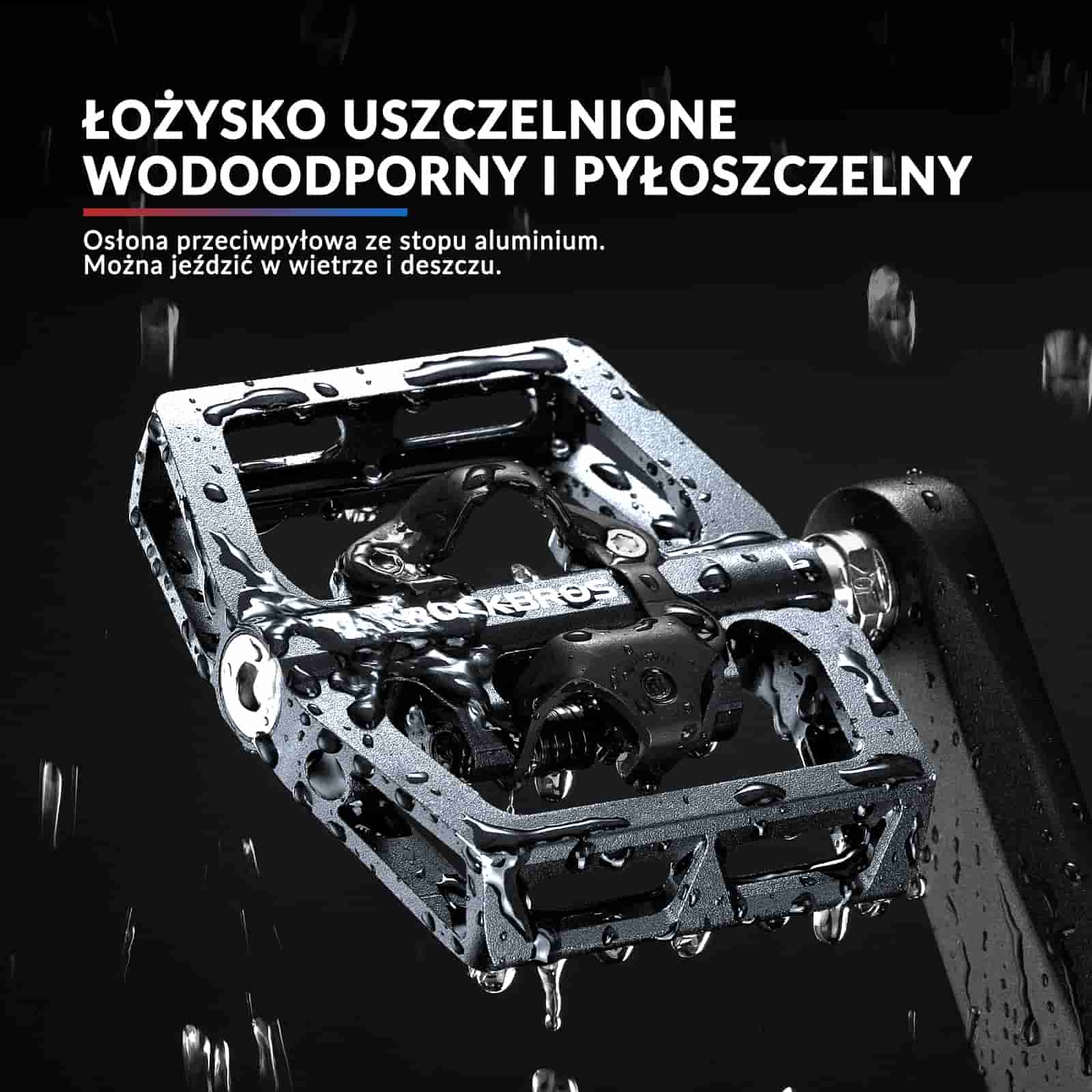 Pedały Rowerowe Aluminiowe Antypoślizgowe Pedały SPD/Pedały Platformowe 9/16" - Image 22