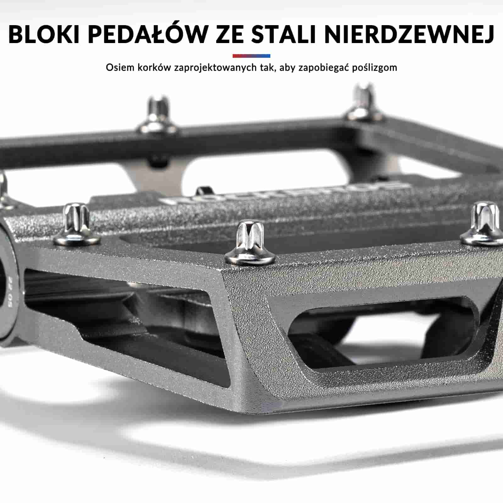 Pedały Rowerowe Aluminiowe Antypoślizgowe Pedały SPD/Pedały Platformowe 9/16" - Image 23
