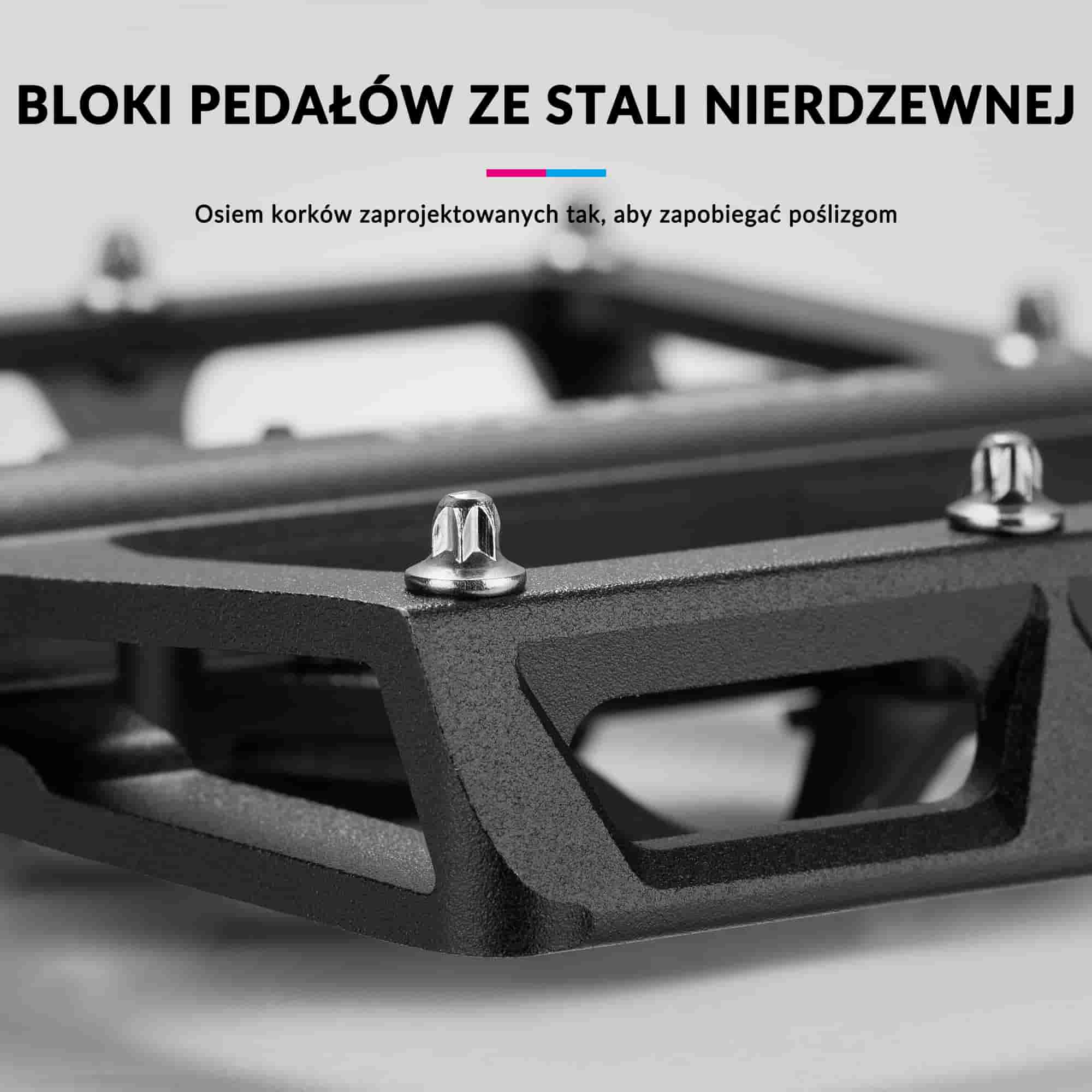 Pedały Rowerowe Aluminiowe Antypoślizgowe Pedały SPD/Pedały Platformowe 9/16" - Image 5