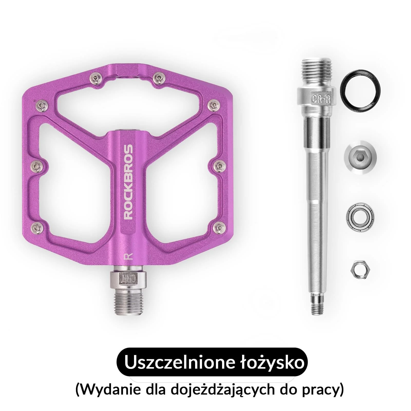 Pedały Rowerowe Pedały z Aluminium 9/16 Cala Para - Image 3