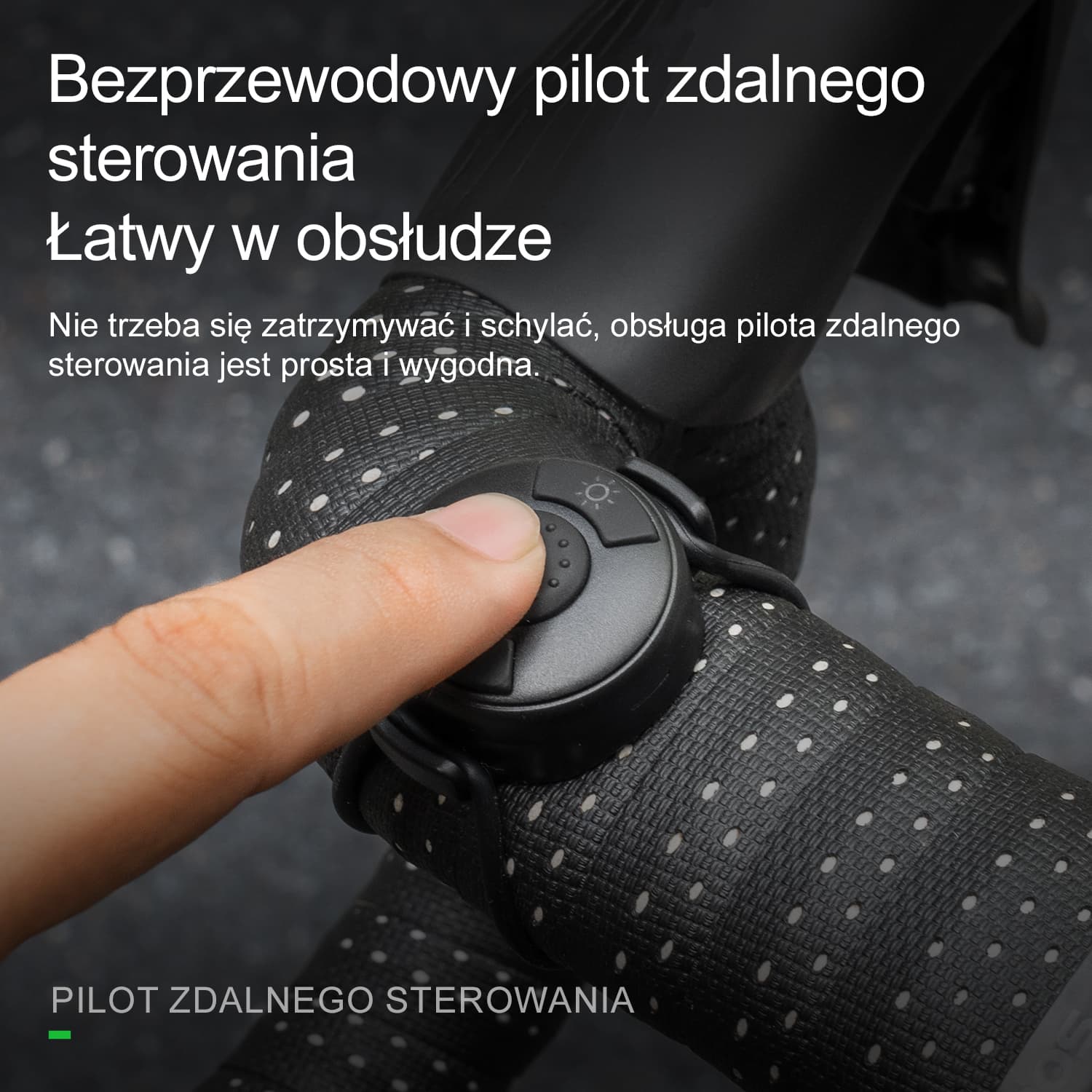 Przednia Lampa Rowerowa z Pilotem Wysoka Jasność 1600LM-M8 - Image 3