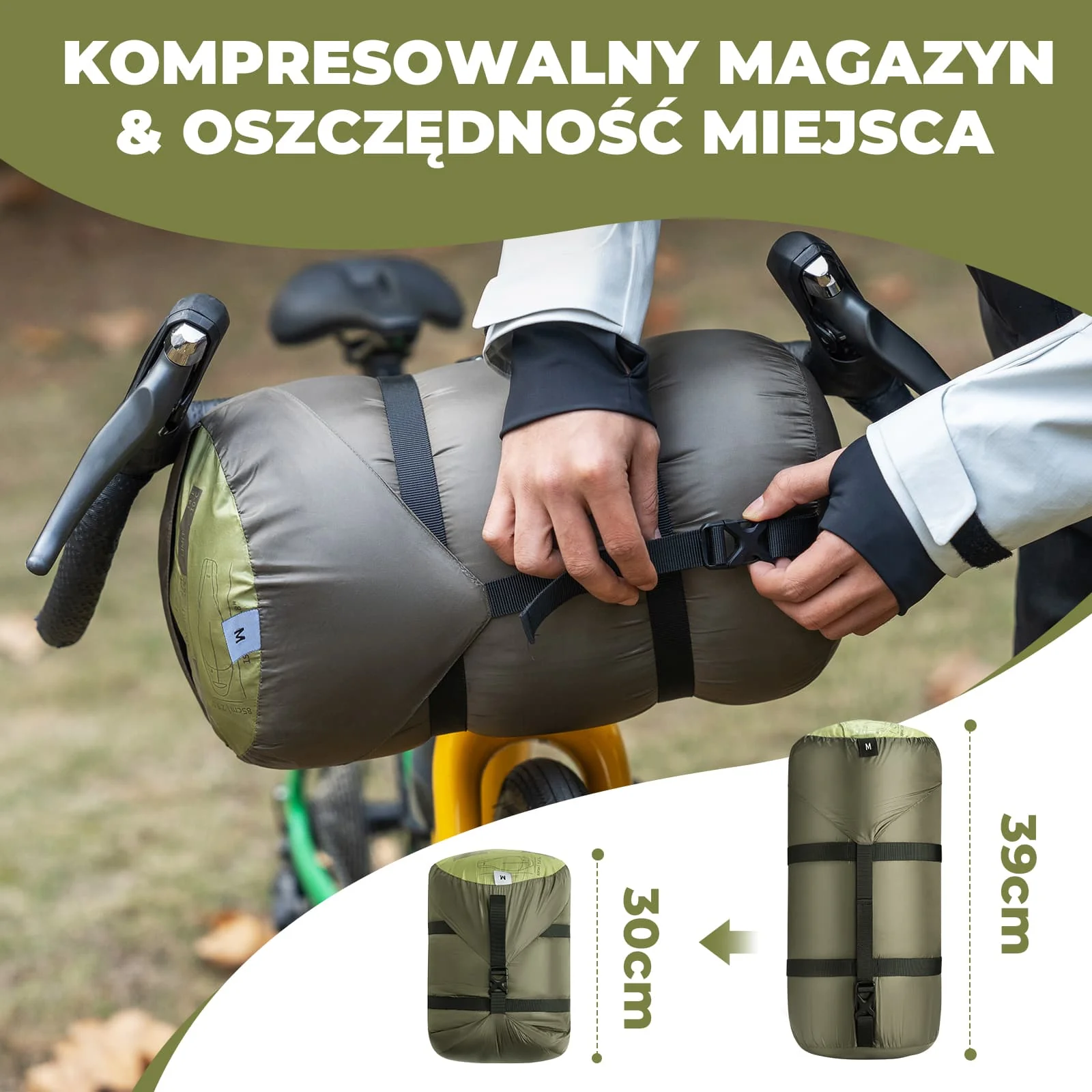 Qunature Śpiwór Puchowy Mummy-HS-800 - Image 11