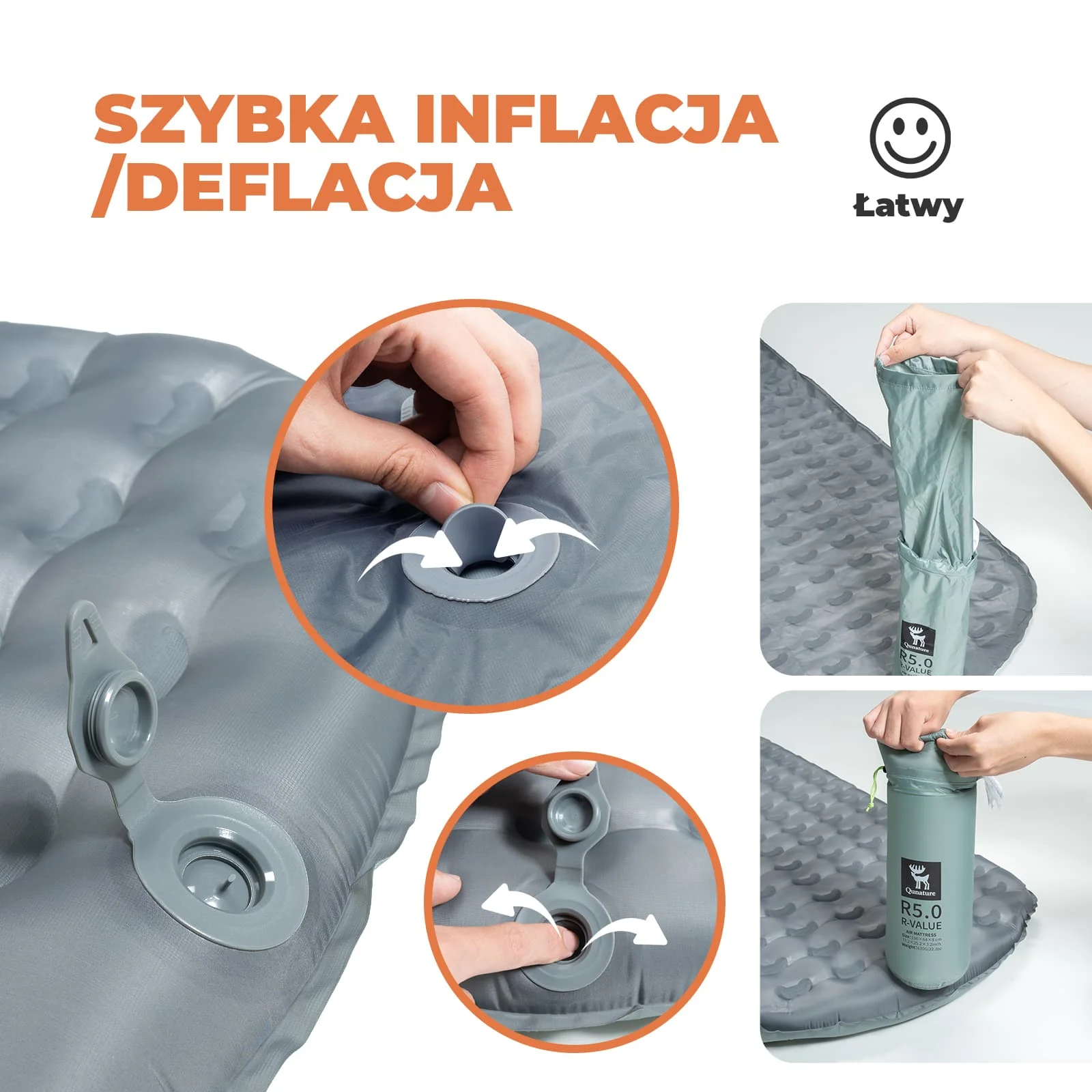 Qunature Ultralekka Mata Do Spania Air Cloud - Image 10