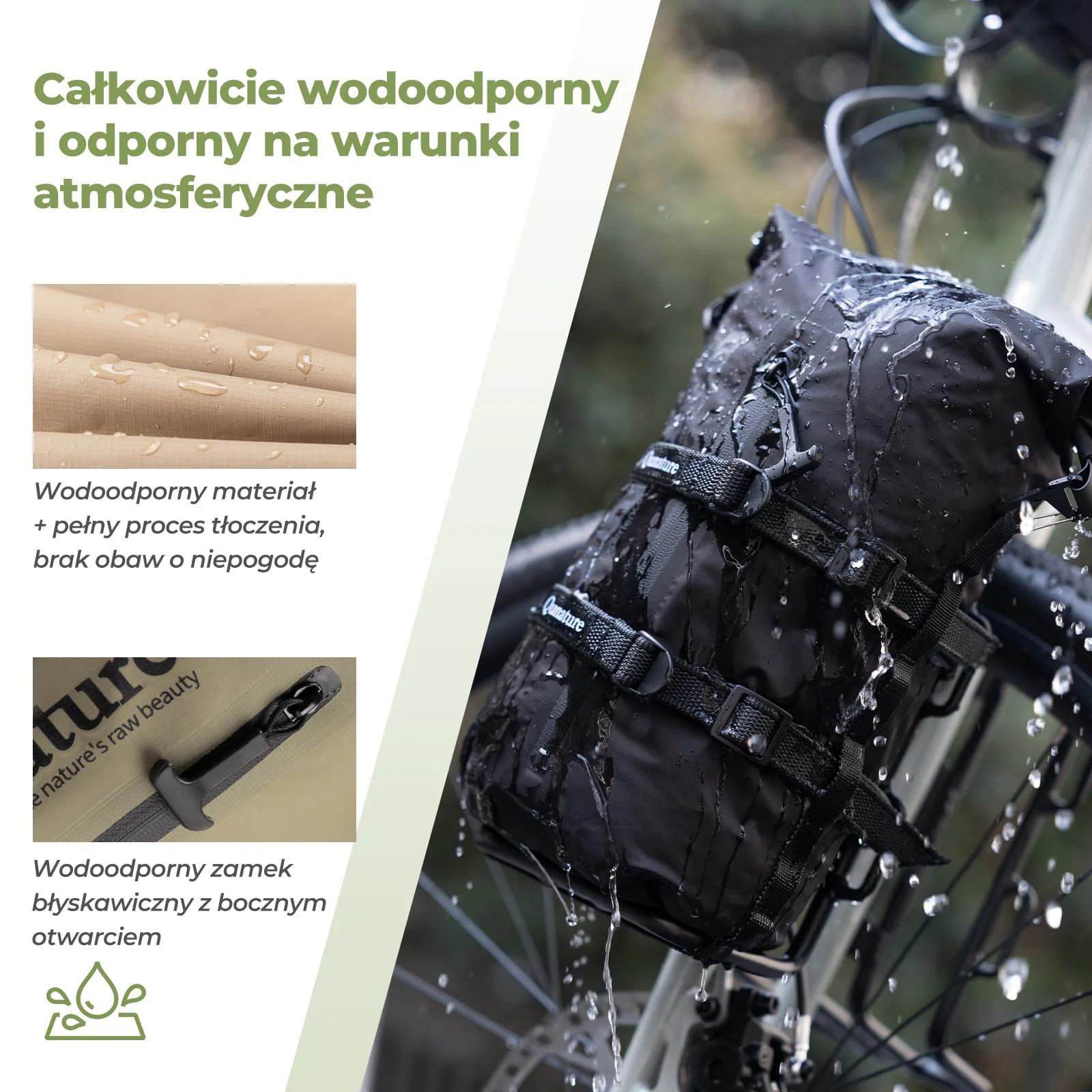 Qunature Ultralekki Wodoodporny Worek Kompresyjny-H54 - Image 15
