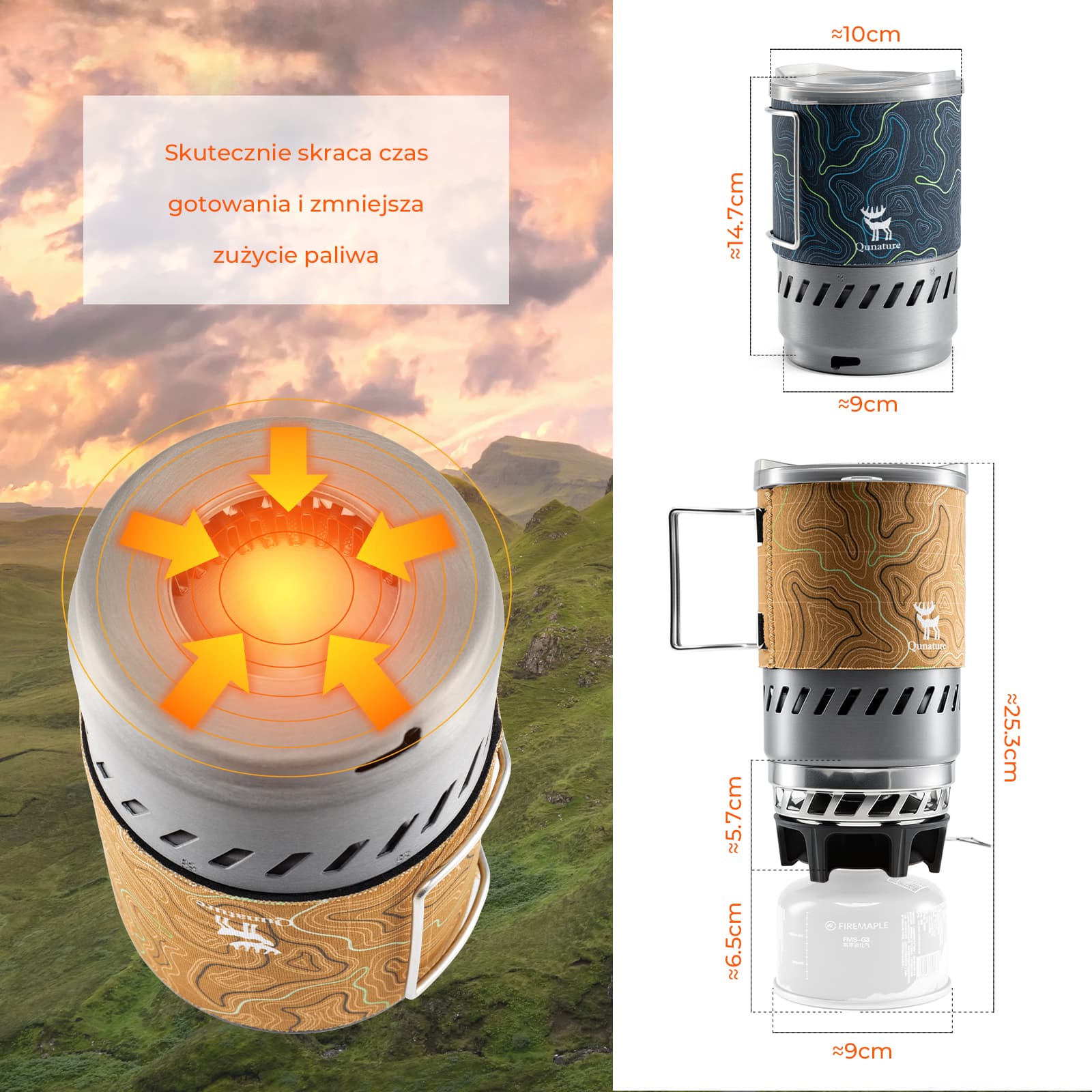 Qunature Zintegrowany System Kuchenki z Funkcją Szybkiego Podgrzewania - Image 4