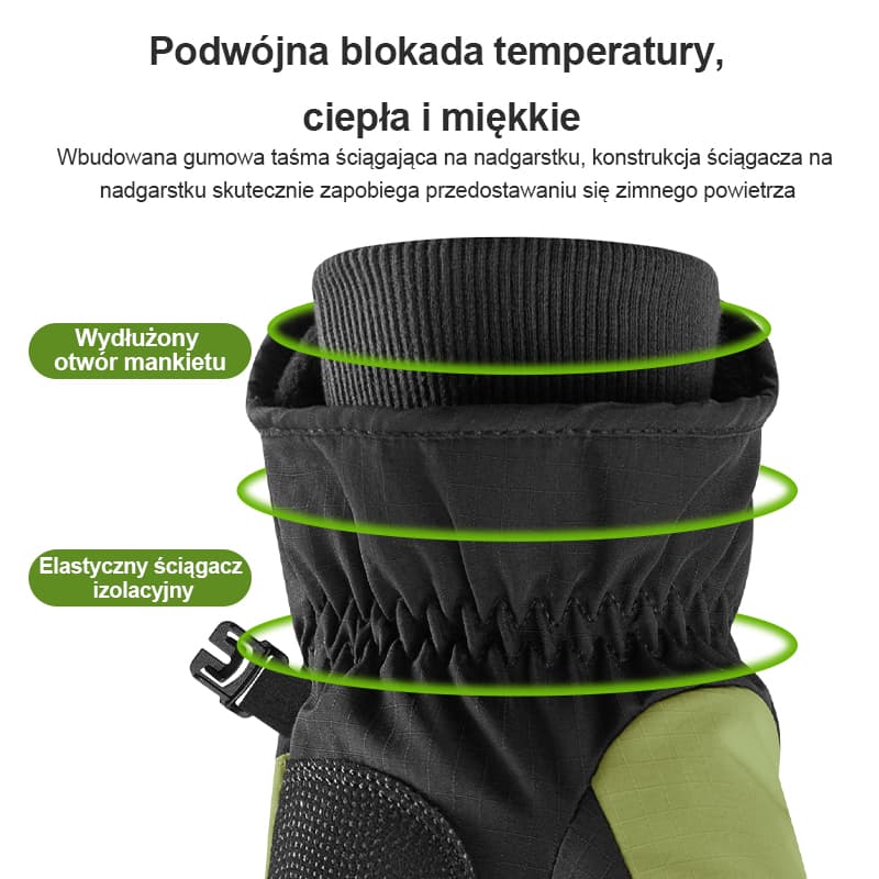 Rękawice Narciarskie I Rowerowe Z Ekranem Dotykowym Zima-S378 - Image 11