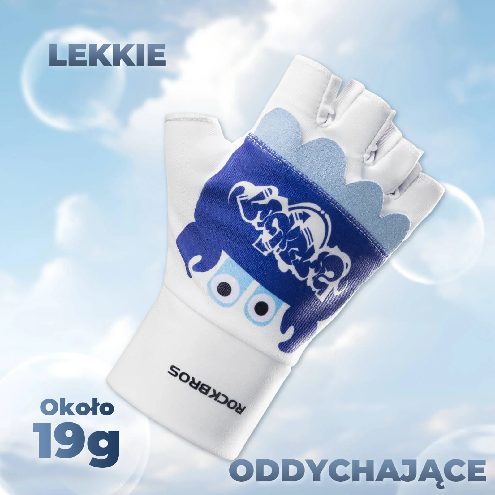 Rękawiczki Dziecięce  Rowerowe z Półpalcami - Image 13