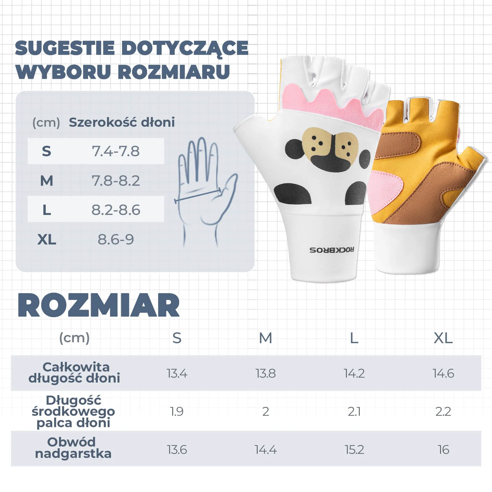 Rękawiczki Dziecięce  Rowerowe z Półpalcami - Image 5