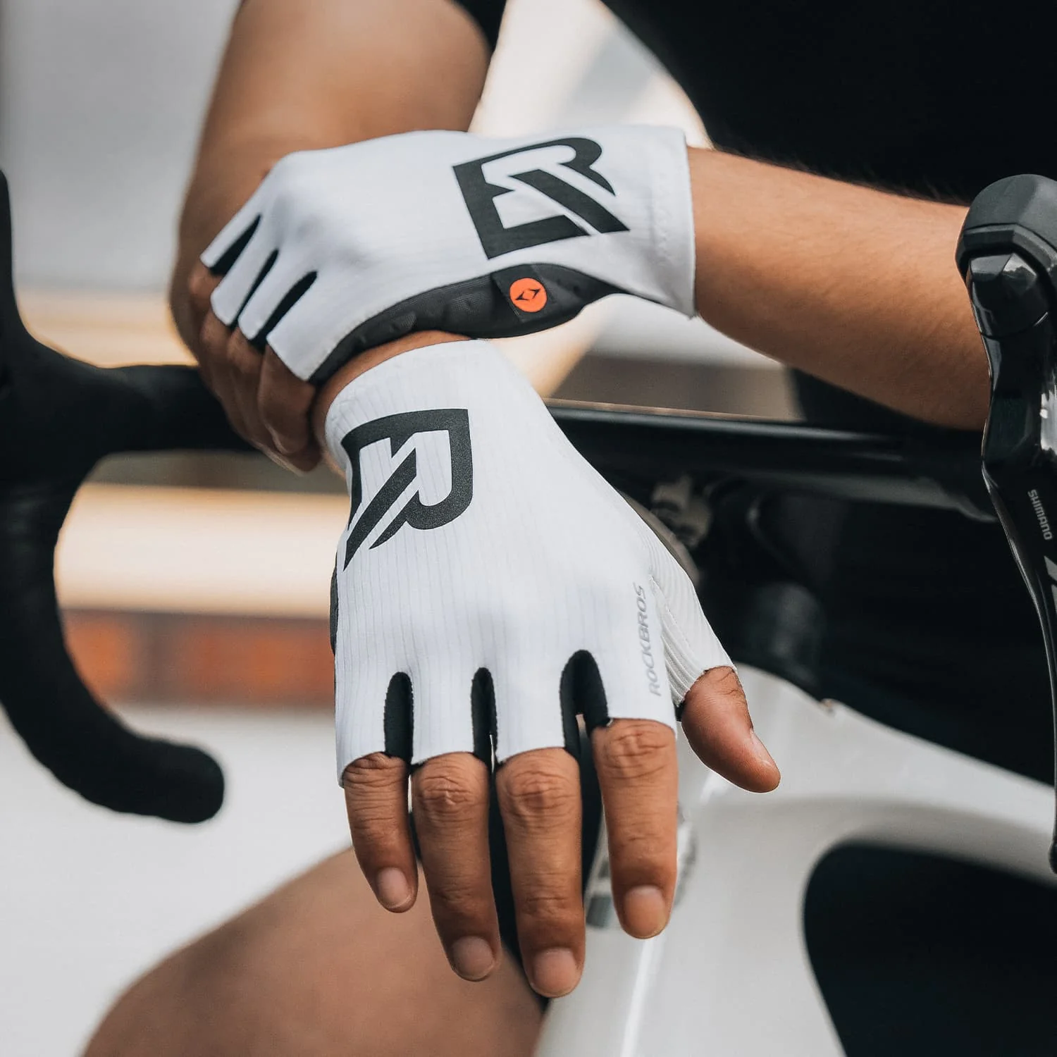 Rękawiczki Rowerowe Double Arrow Palm Pad Half Finger -S399 - Image 10