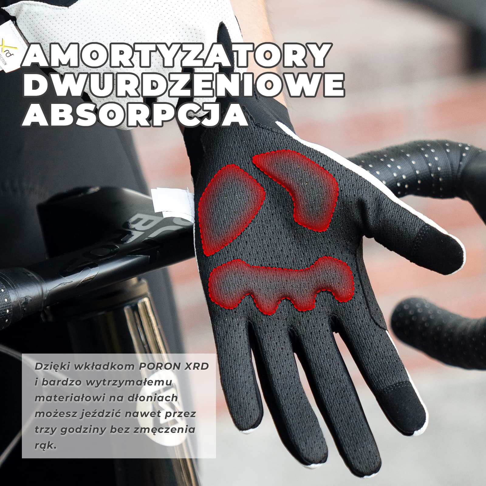 Rękawiczki Rowerowe Touchscreen Z Amortyzacją Wiosenno-letni Cienki Styl-S403-1 - Image 9