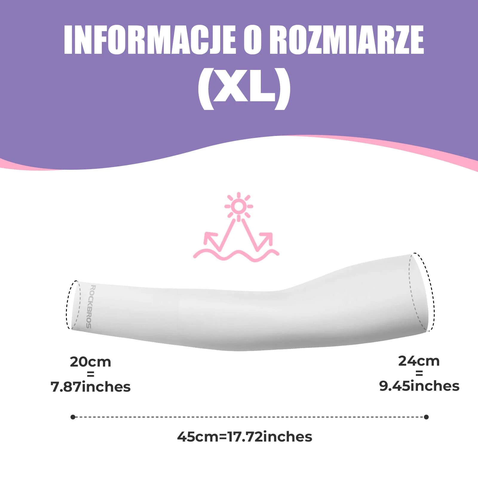 Rękawy Ochronne na Ramiona Chroniące Przed Słońcem-LF30126 - Image 6