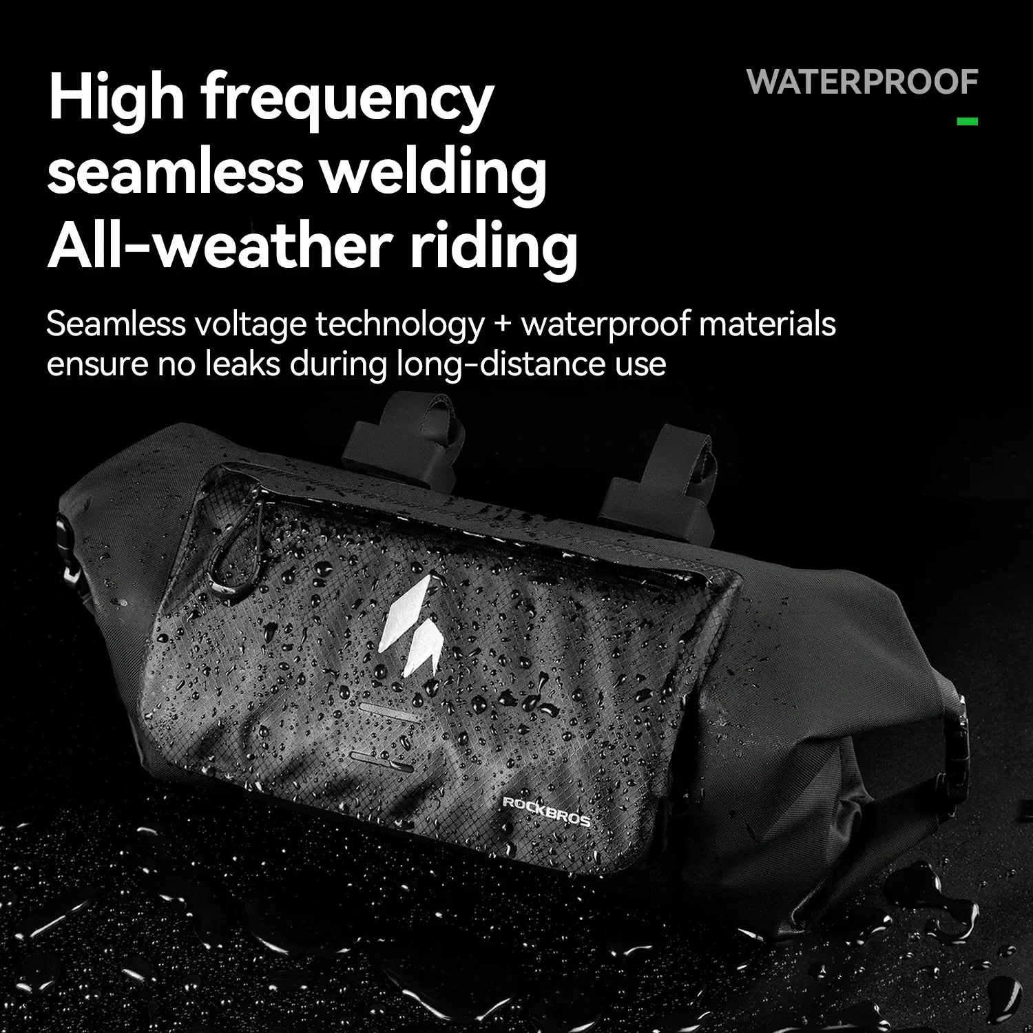 RideMate Wodoodporna Torba Na Kierownicę Rowerową 100% Waterproof 8L-AS-154 - Image 4