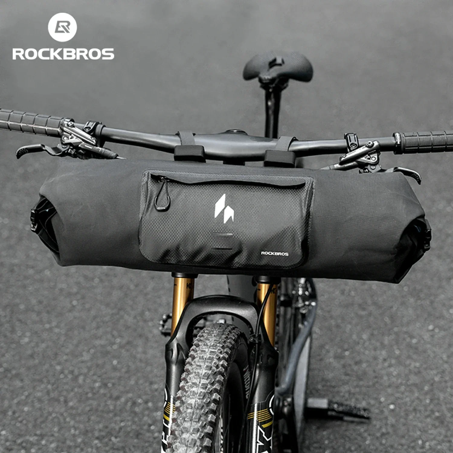 RideMate Wodoodporna Torba Na Kierownicę Rowerową 100% Waterproof 8L-AS-154 - Image 8