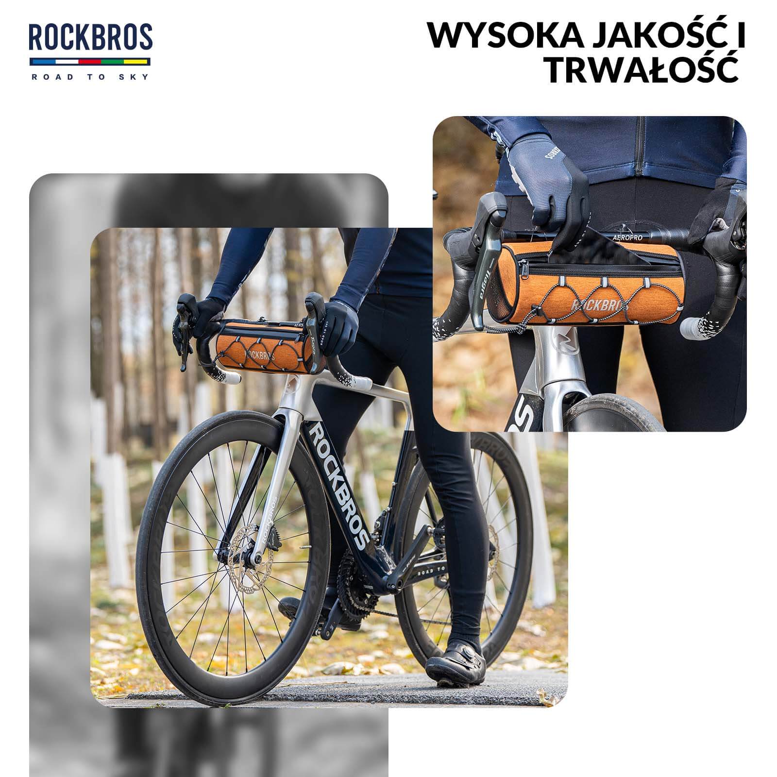 ROAD TO SKY Torby na Kierownicę Rowerową Wodoodporna 1,5L - Image 24