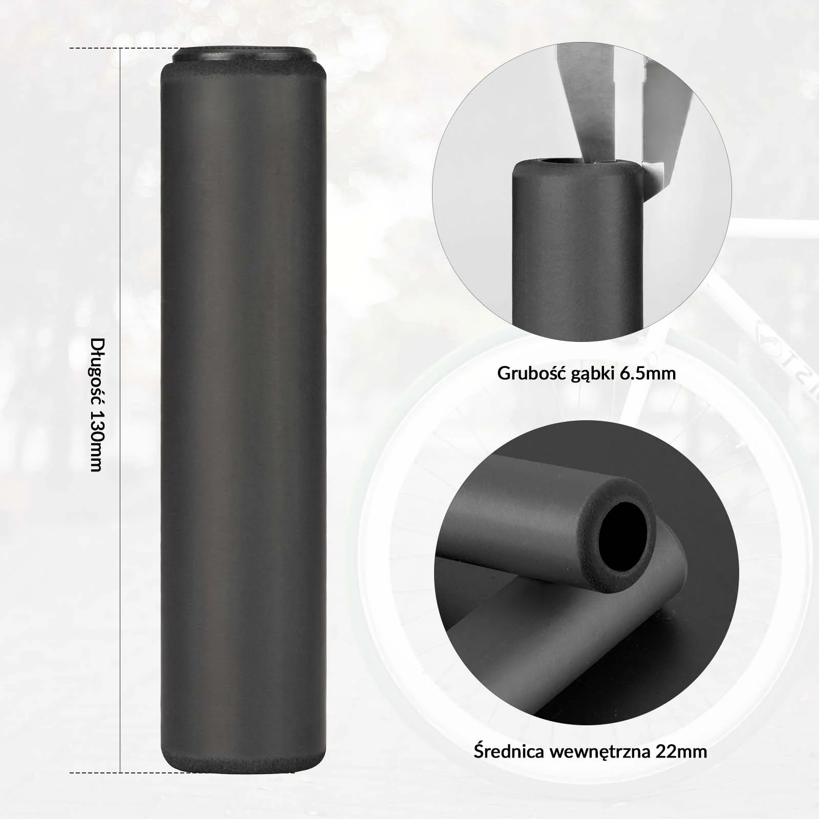 ROCKBROS Antypoślizgowe Chwyty Rowerowe 22,2 mm Rączki Gripy Uniwersalne - Image 14