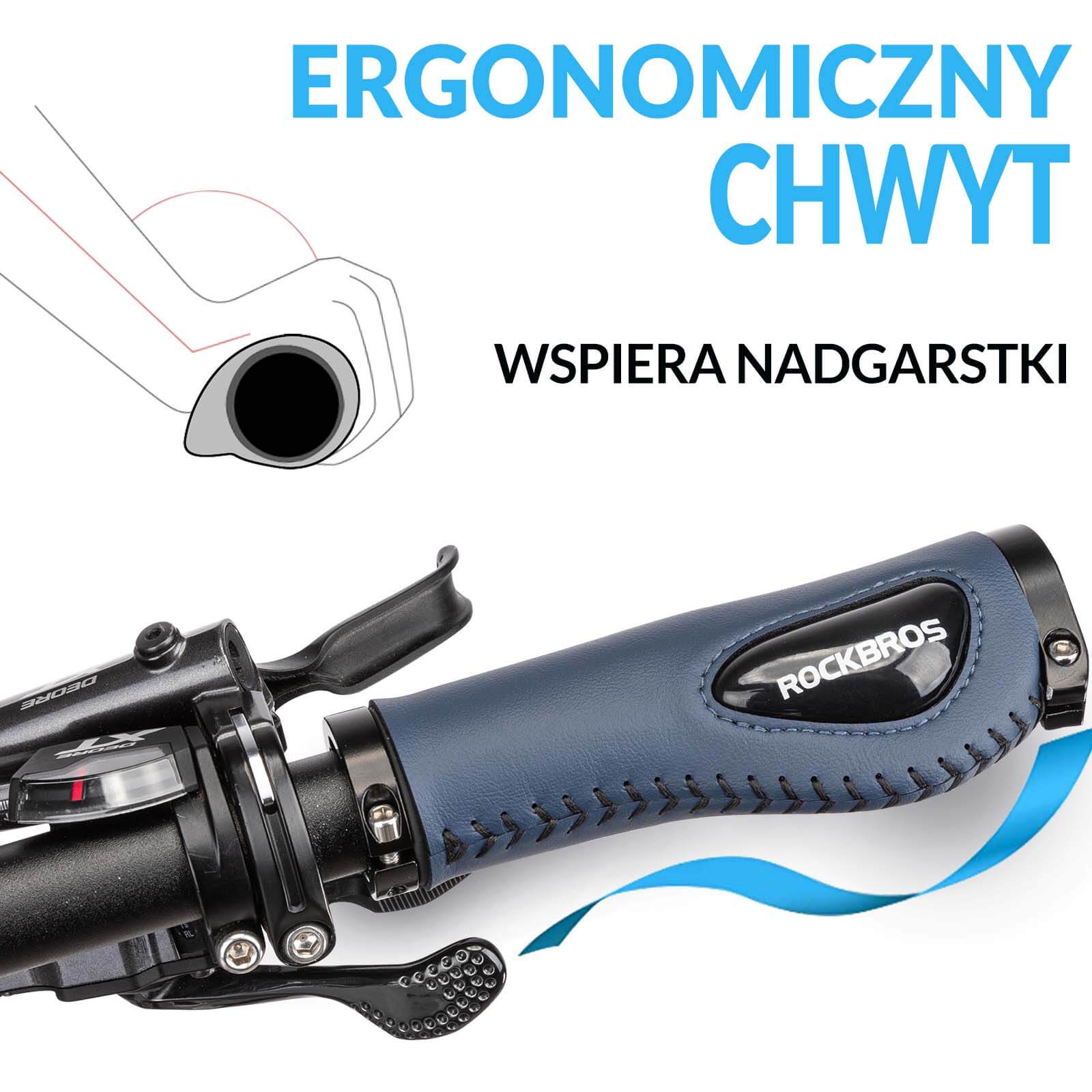 Chwyty Rowerowe ⌀22,2 mm Rączki Gripy do kierownicy Uniwersalne - Image 10