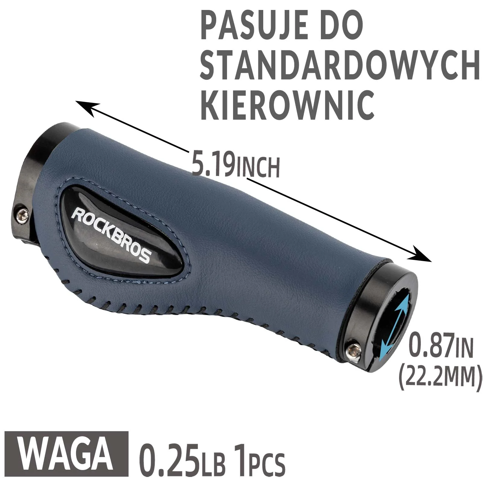 Chwyty Rowerowe ⌀22,2 mm Rączki Gripy do kierownicy Uniwersalne - Image 14