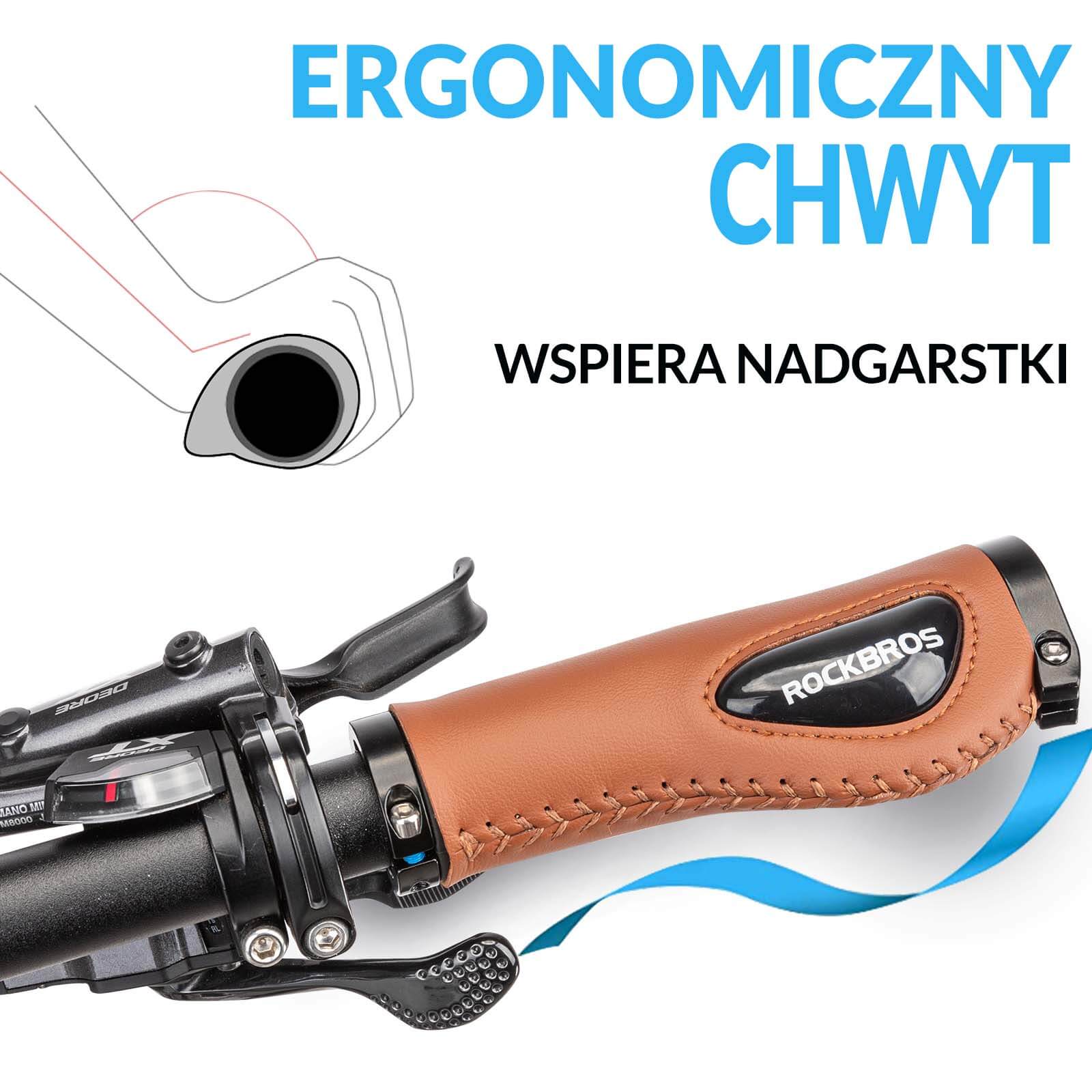Chwyty Rowerowe ⌀22,2 mm Rączki Gripy do kierownicy Uniwersalne - Image 24