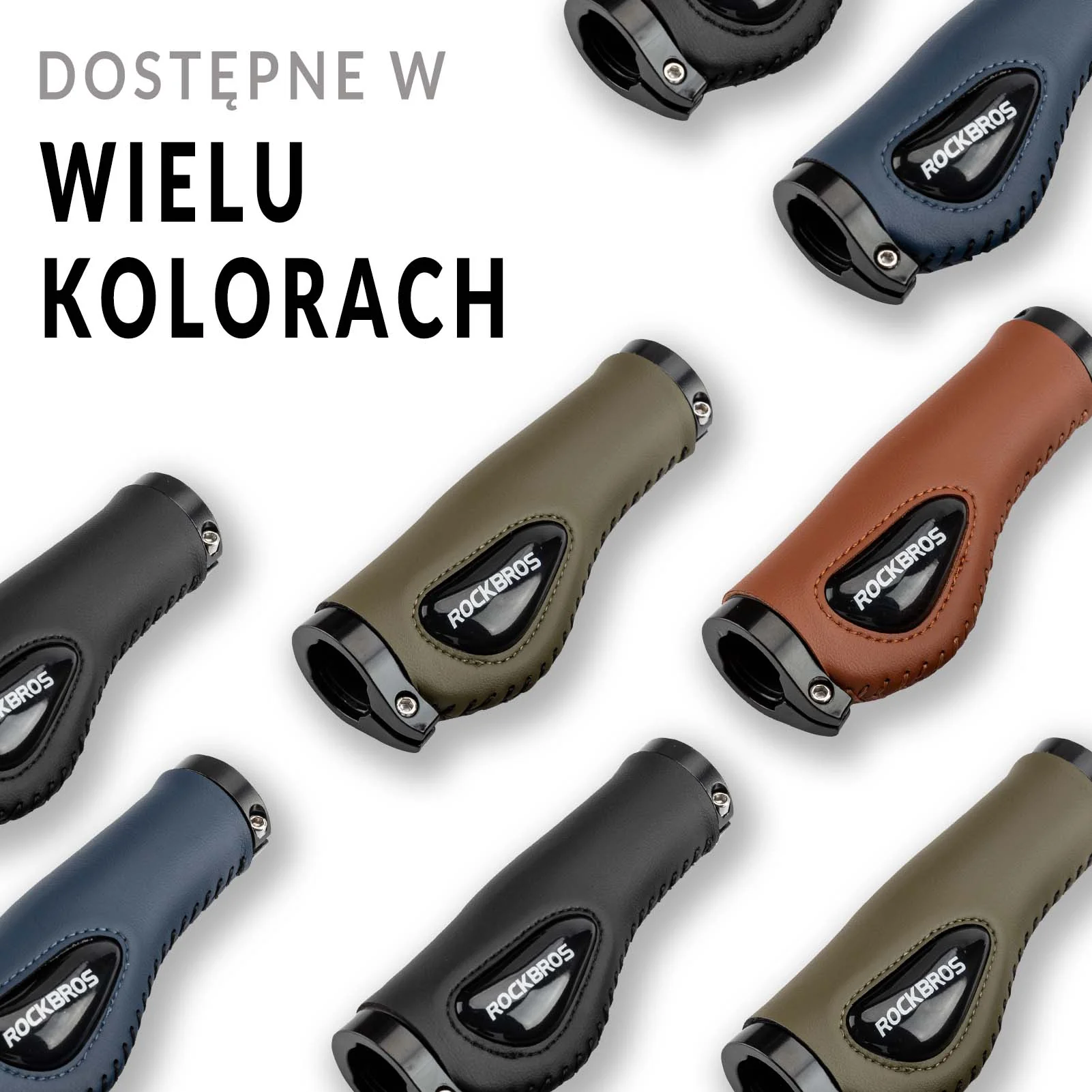 Chwyty Rowerowe ⌀22,2 mm Rączki Gripy do kierownicy Uniwersalne - Image 27