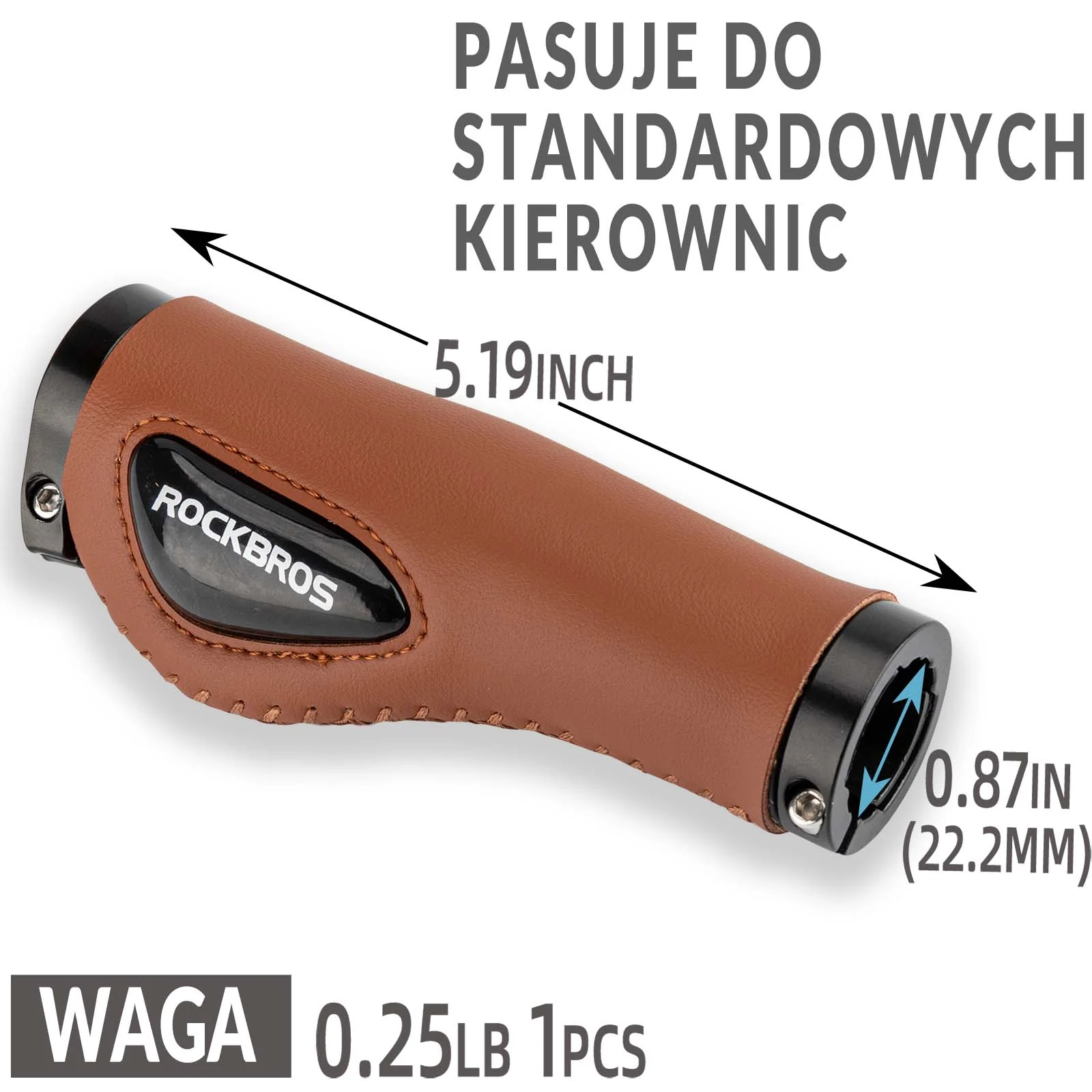 Chwyty Rowerowe ⌀22,2 mm Rączki Gripy do kierownicy Uniwersalne - Image 28