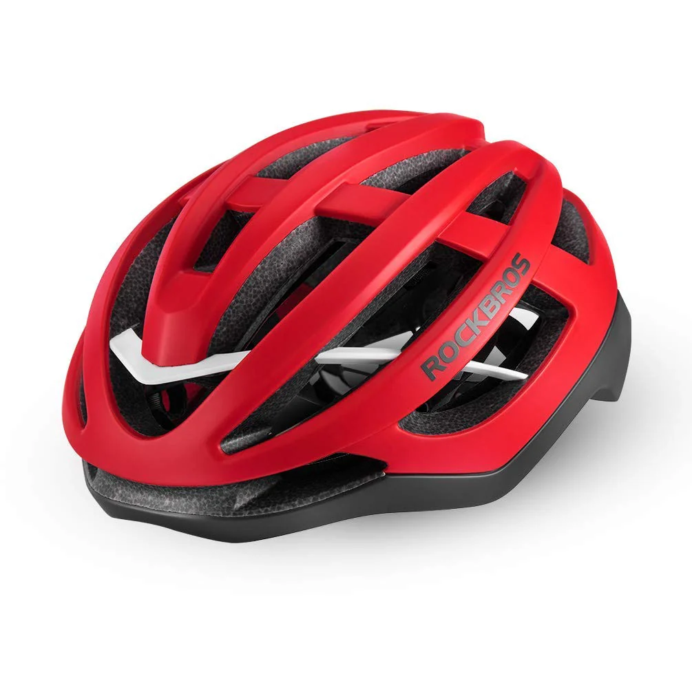 ROCKBROS Kask Kolarski Gradientowy dla Mężczyzn Kobiet Bezpieczny Standardowy Kask Rowerowy Lekki Regulowany Oddychający Odblaskowy Kask Rowerowy Góra i Droga L (58-63 cm)