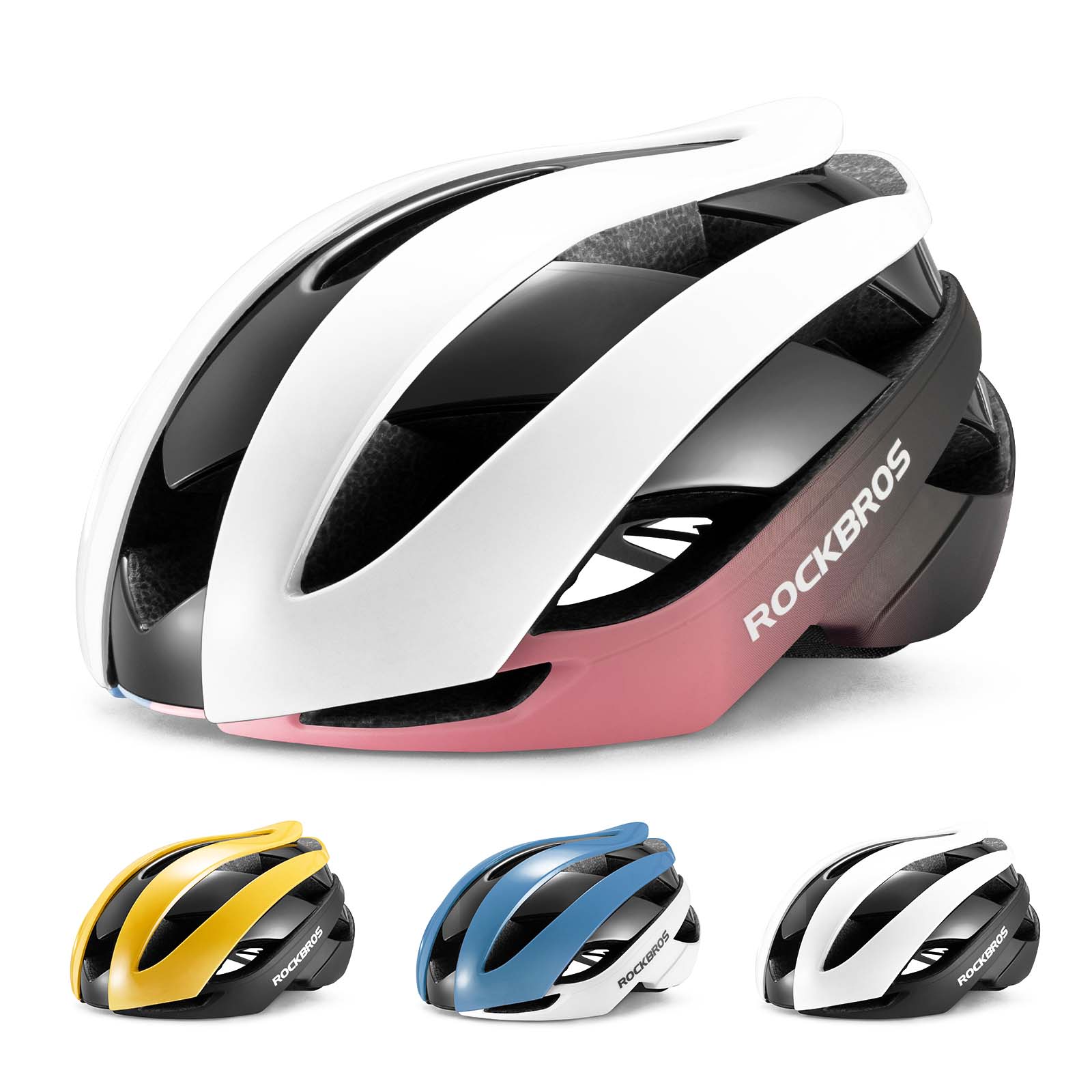 ROCKBROS Kask Rowerowy Regulowany Kask Kolarski Lekki M/L 55-58/58-61cm - Image 15