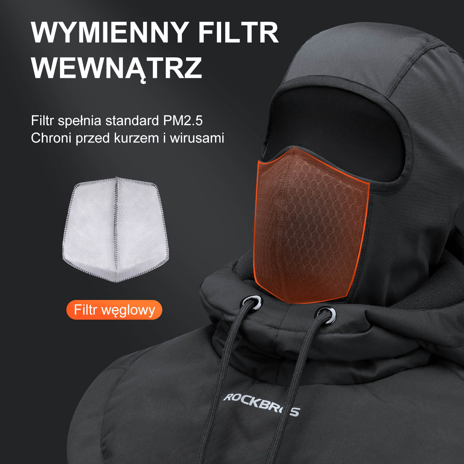 Zimowa Kominiarka Rowerowa z Kapturem - Image 11
