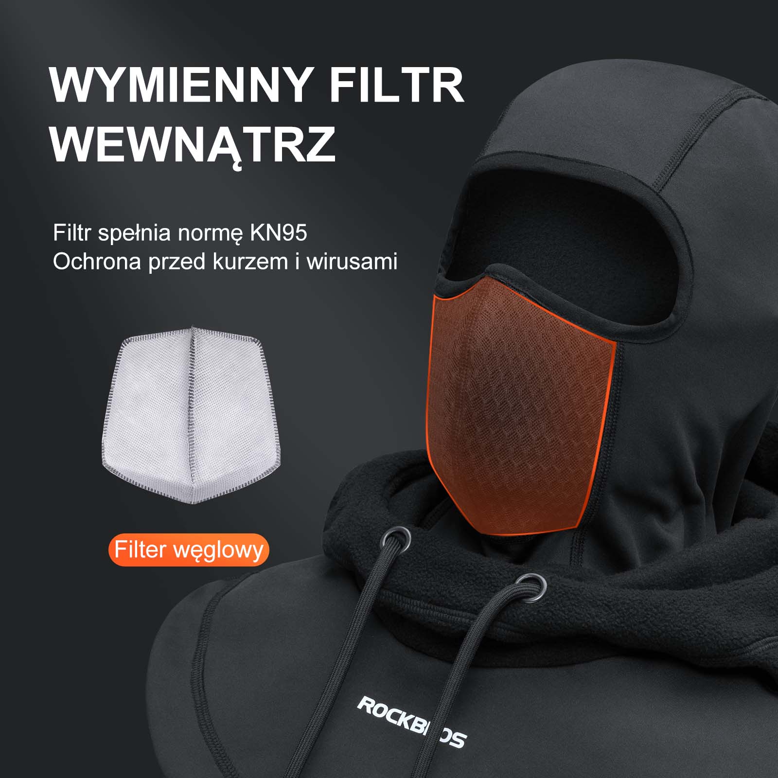 Zimowa Kominiarka Rowerowa z Kapturem - Image 4
