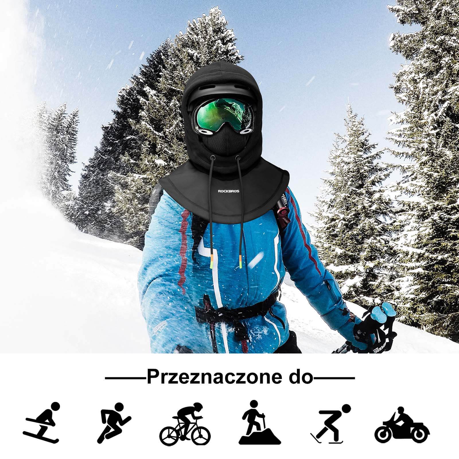 Zimowa Kominiarka Rowerowa z Kapturem - Image 5