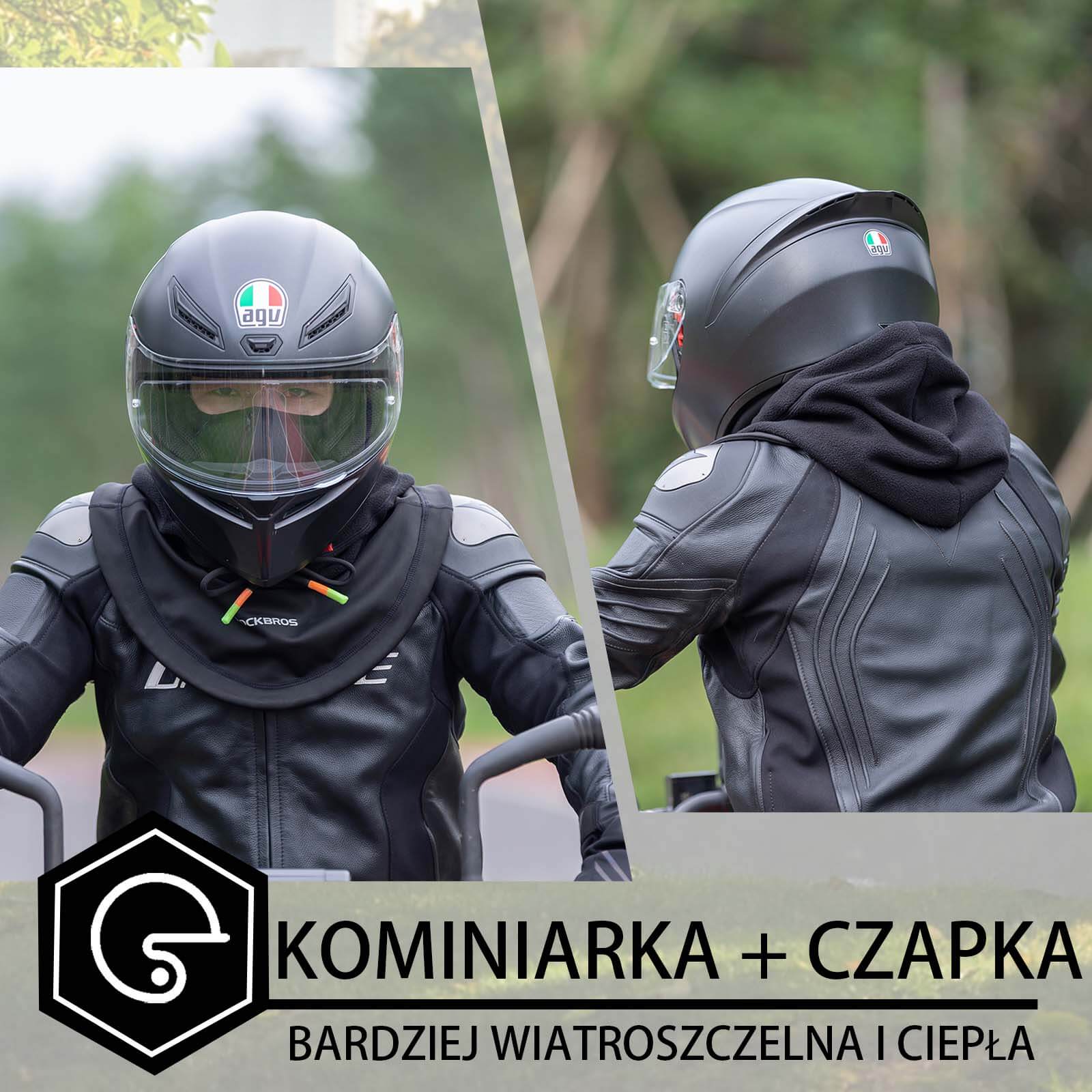Zimowa Kominiarka Rowerowa z Kapturem - Image 7