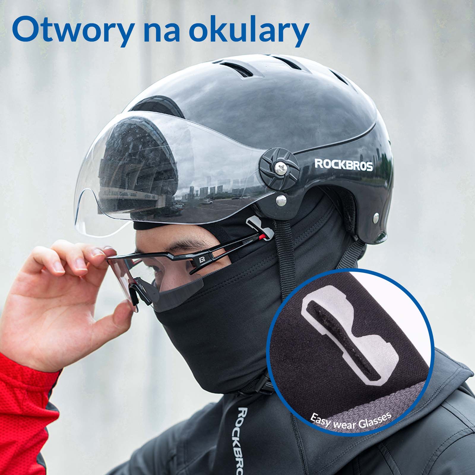 Kominiarka Zimowa BALACLAVA Narciarska Motocyklowa Rowerowa Uniwesralna - Image 6