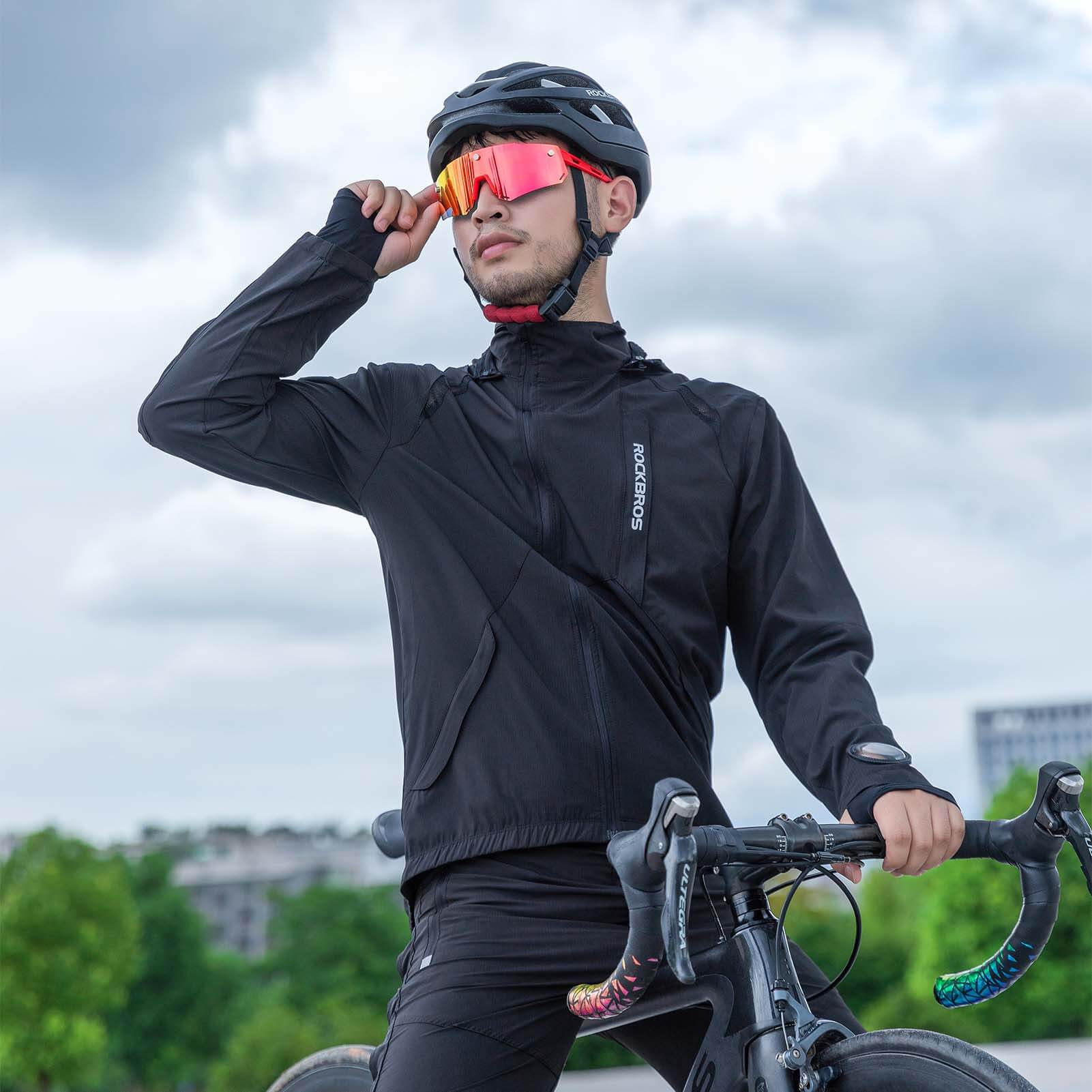 ROCKBROS Męska Kurtka Rowerowa Elastyczna Kurtka Miękkie Powłoki Softshell M-4XL - Image 7