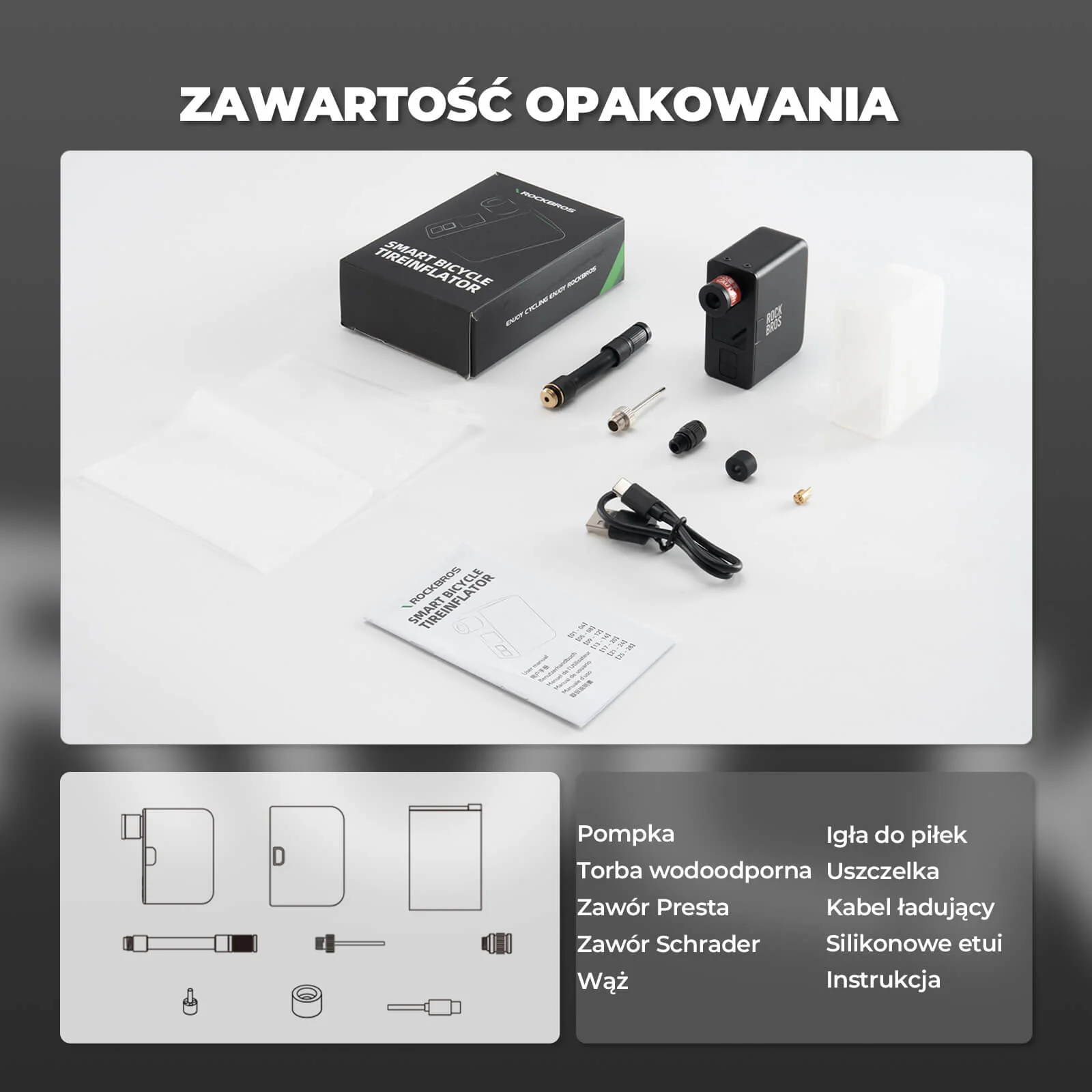 Mini Elektryczna Pompka AS1 Pro - Image 2