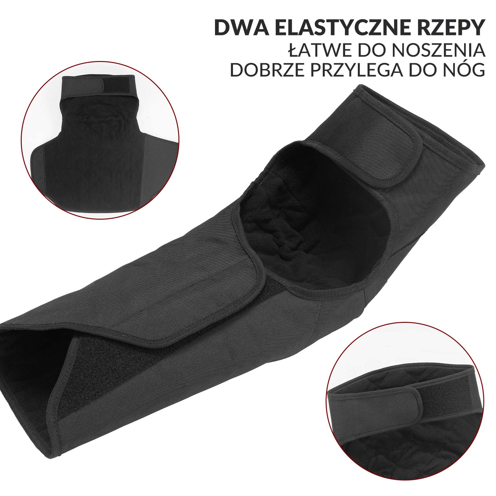 ROCKBROS Ochraniacze na Nogi Ocieplacze Getry z Ochraniaczem na Kolana Unisex - Image 3