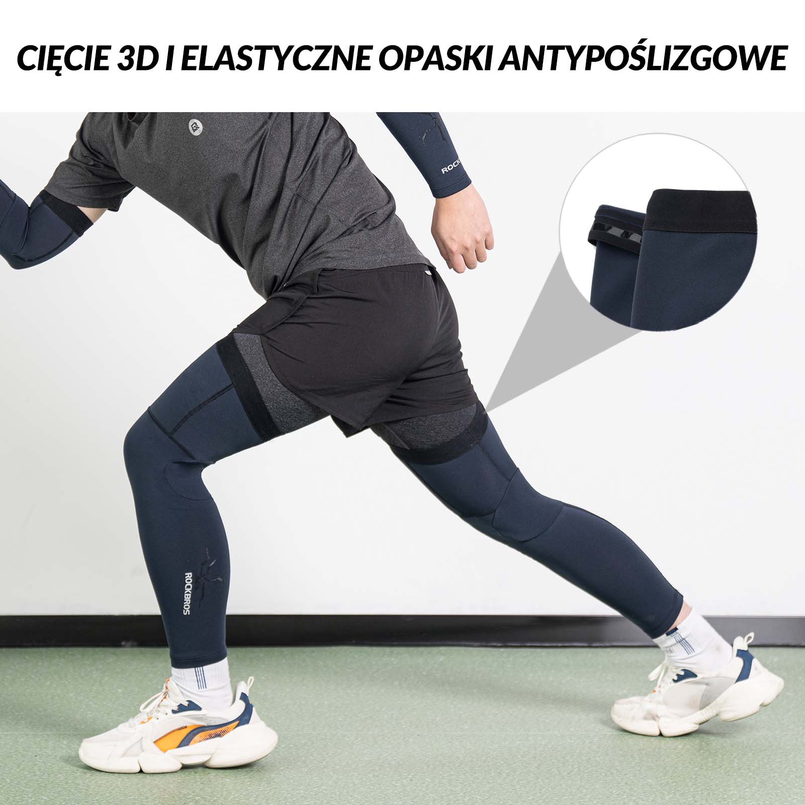 ROCKBROS Ochraniacze Sportowe na Ręce Ocieplacze Rękawy Wiatroodporne Długie unisex - Image 5