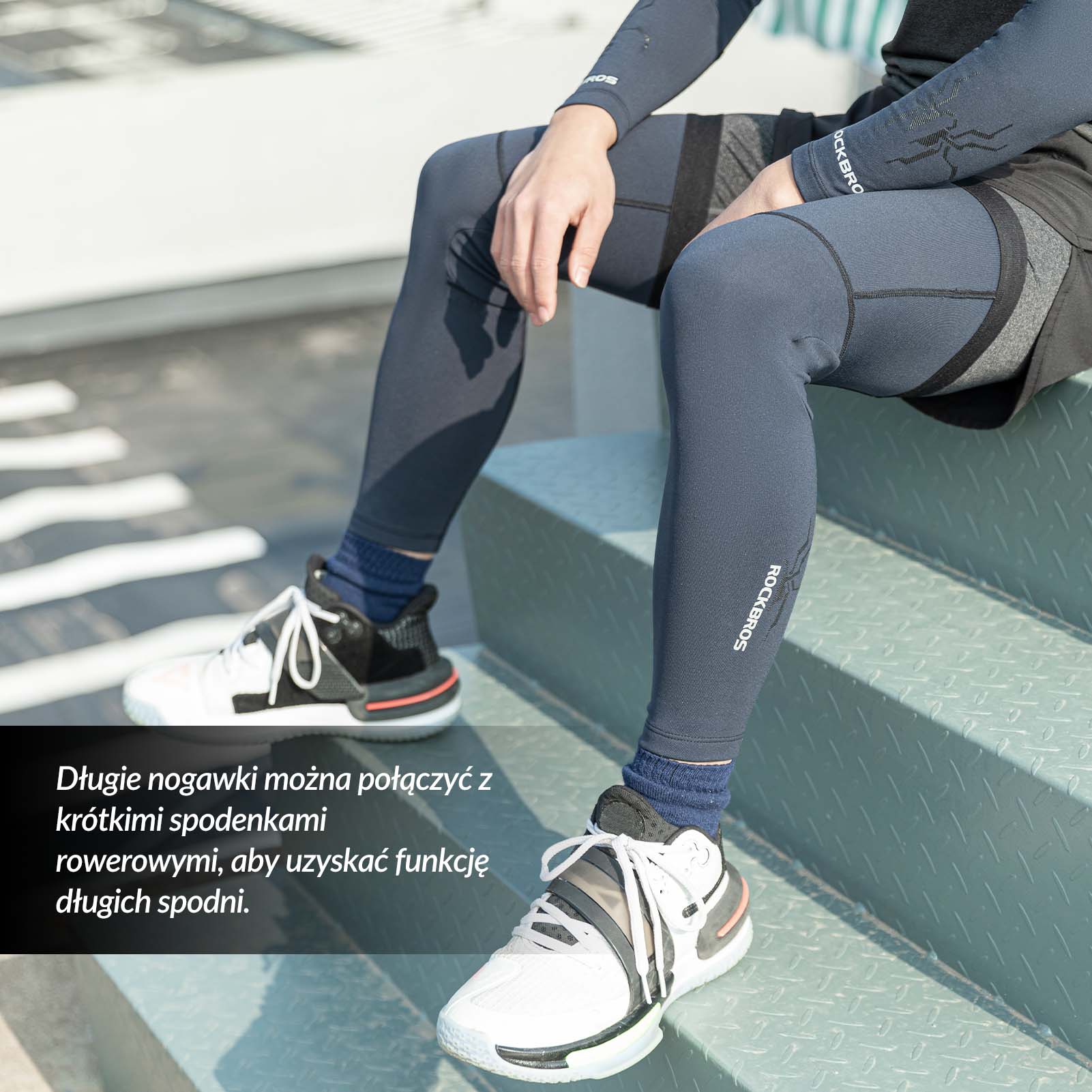ROCKBROS Ochraniacze Sportowe na Ręce Ocieplacze Rękawy Wiatroodporne Długie unisex - Image 6