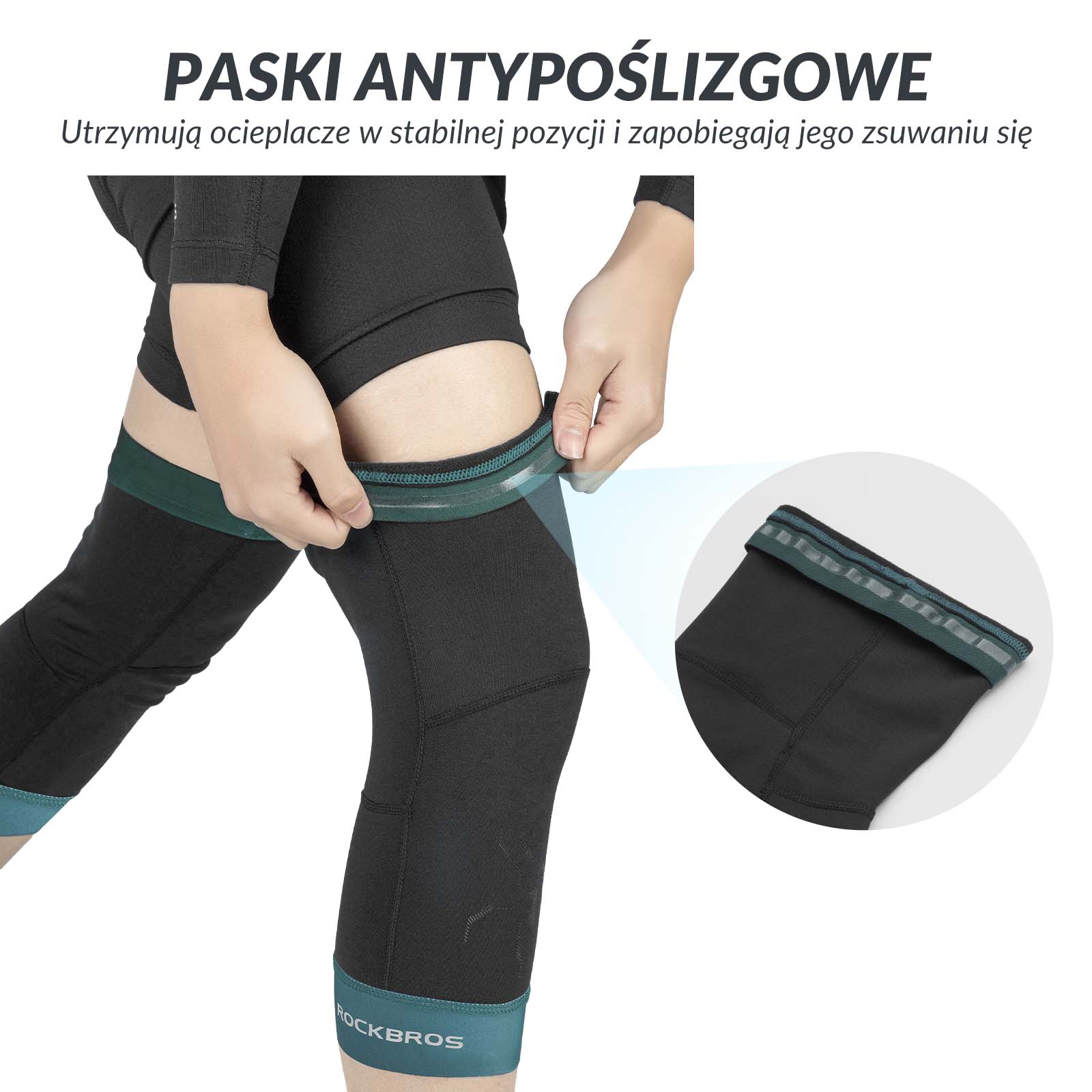 ROCKBROS Ochraniacze Sportowe na Ręce Ocieplacze Rękawy Wiatroodporne Krótki styl Uniseks - Image 11