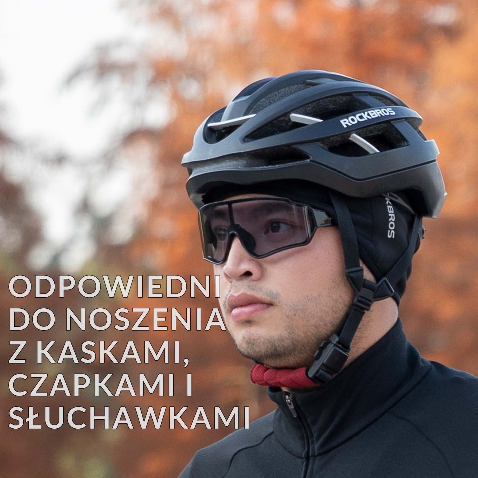 Ocieplana Opaska na Głowę Sportowa Zimowa Termiczna Męska Damska - Image 13