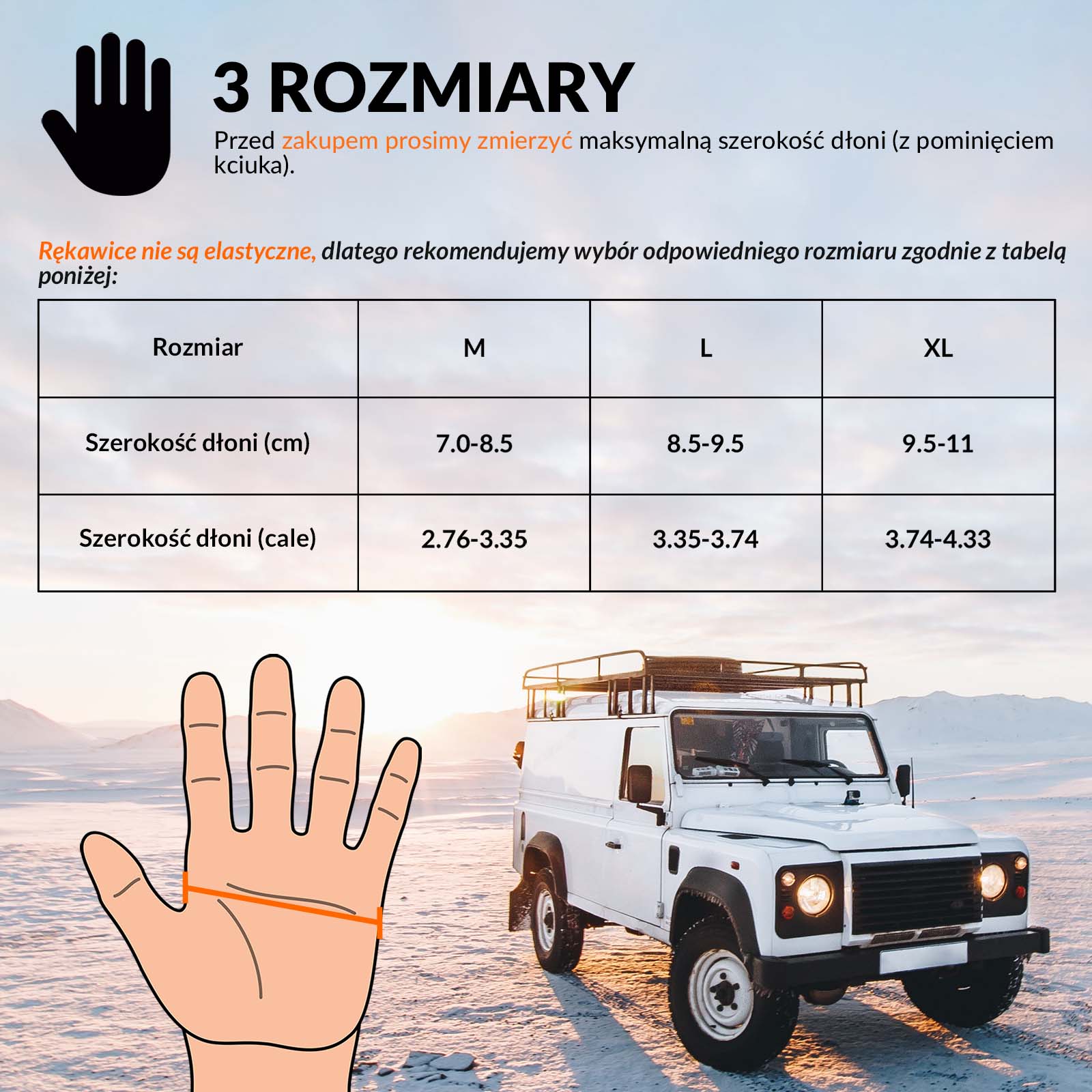 Ogrzewane Rękawiczki Zimowe Termiczne Dotykowe - Image 6