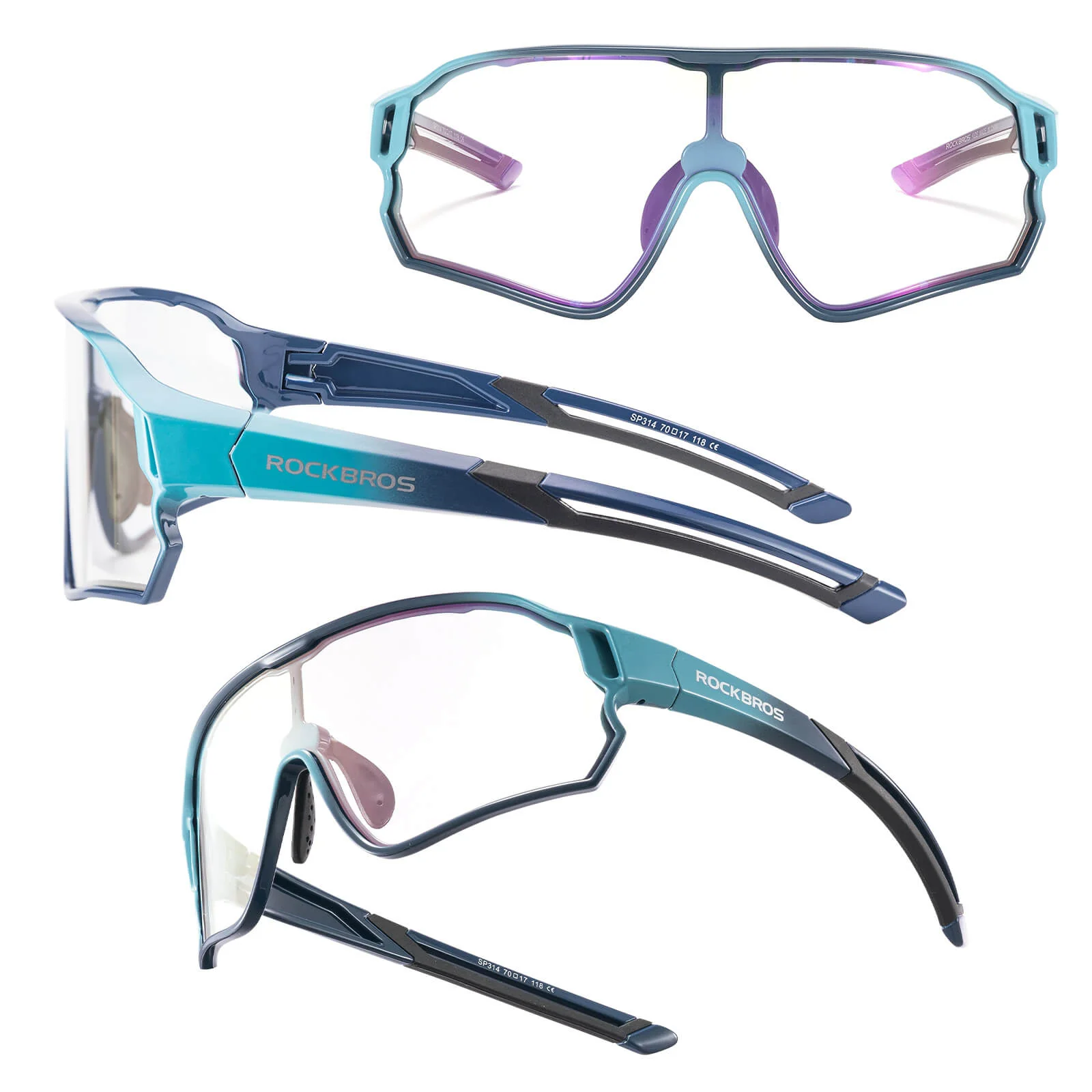 Dziecięce Samoprzyciemniające Okulary Rowerowe - Image 2