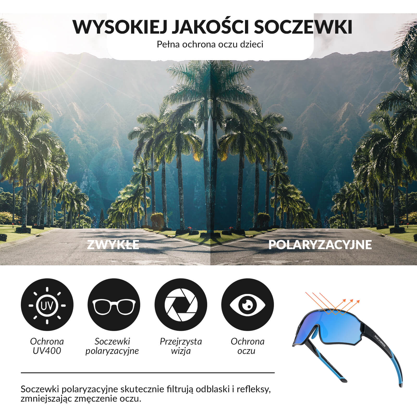 Dziecięce Okulary Rowerowe Polaryzacyjne - Image 2