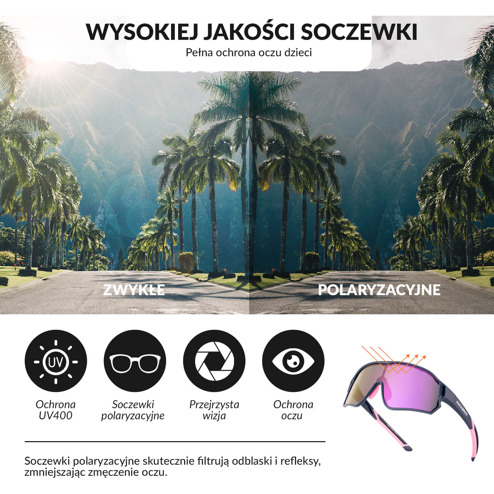 Dziecięce Okulary Rowerowe Polaryzacyjne - Image 32