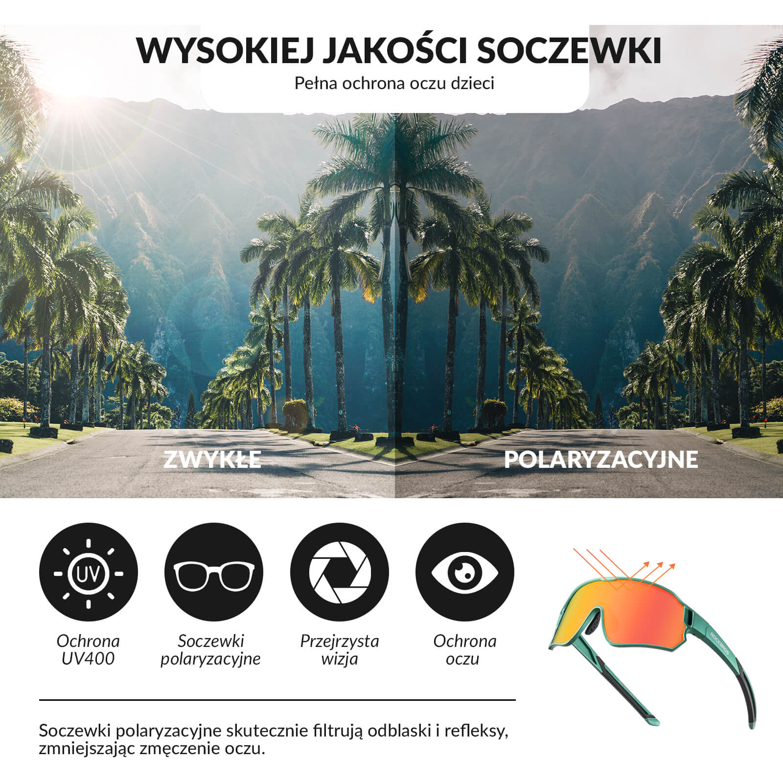 Dziecięce Okulary Rowerowe Polaryzacyjne - Image 8
